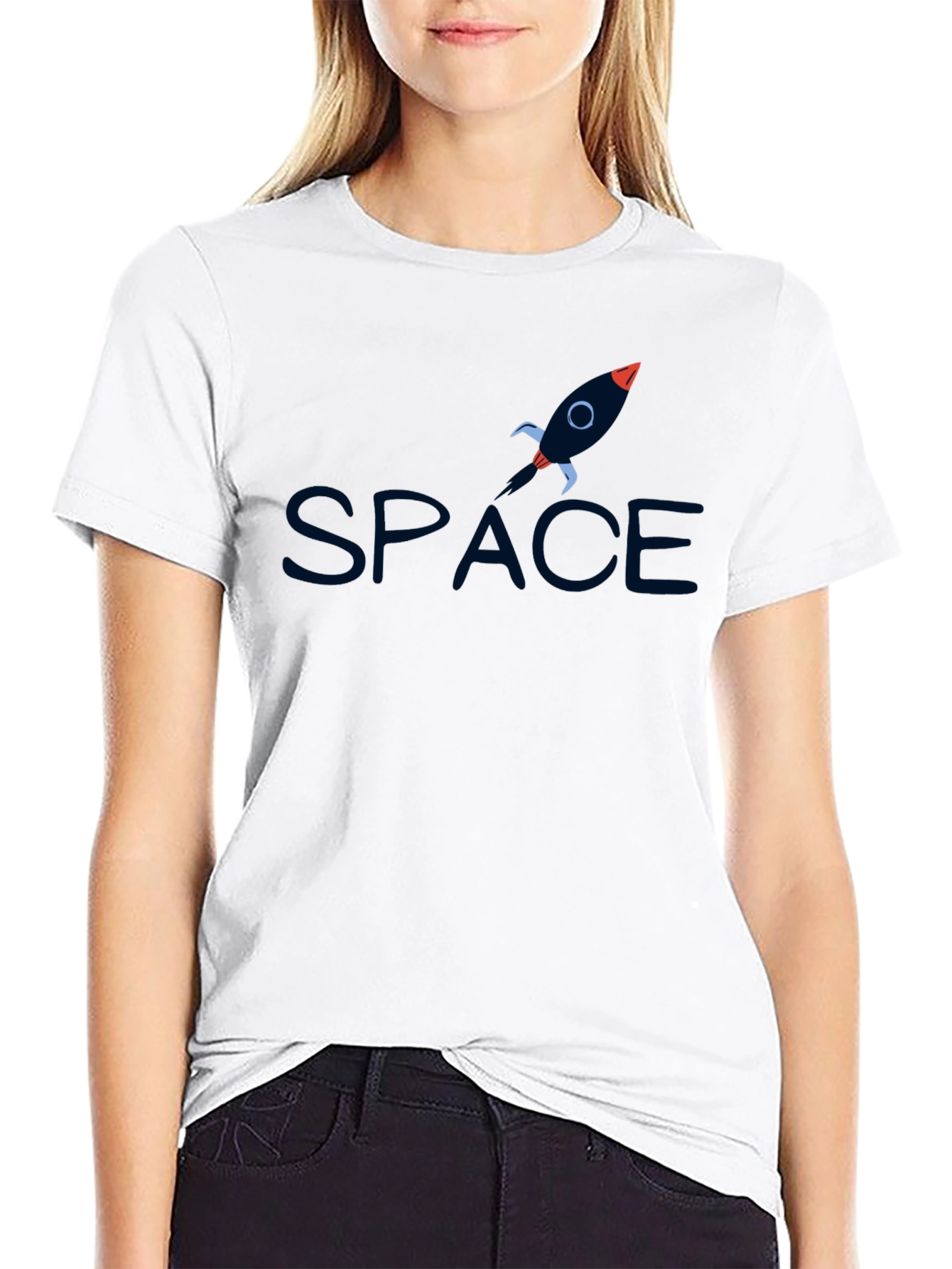 Space Rocket T-Shirt - Mens