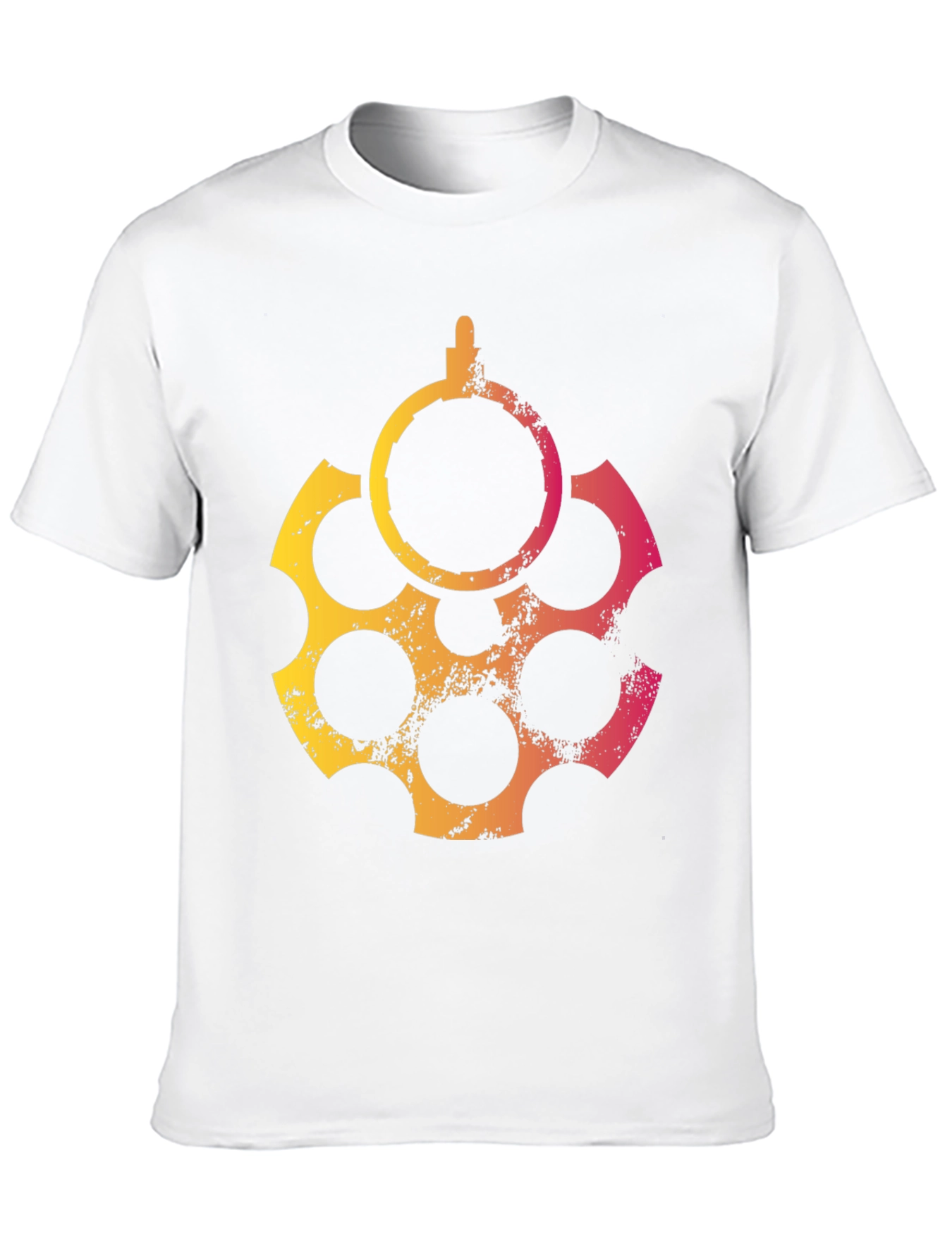 Graphic Revolver T-Shirt - Cool Casual Tee