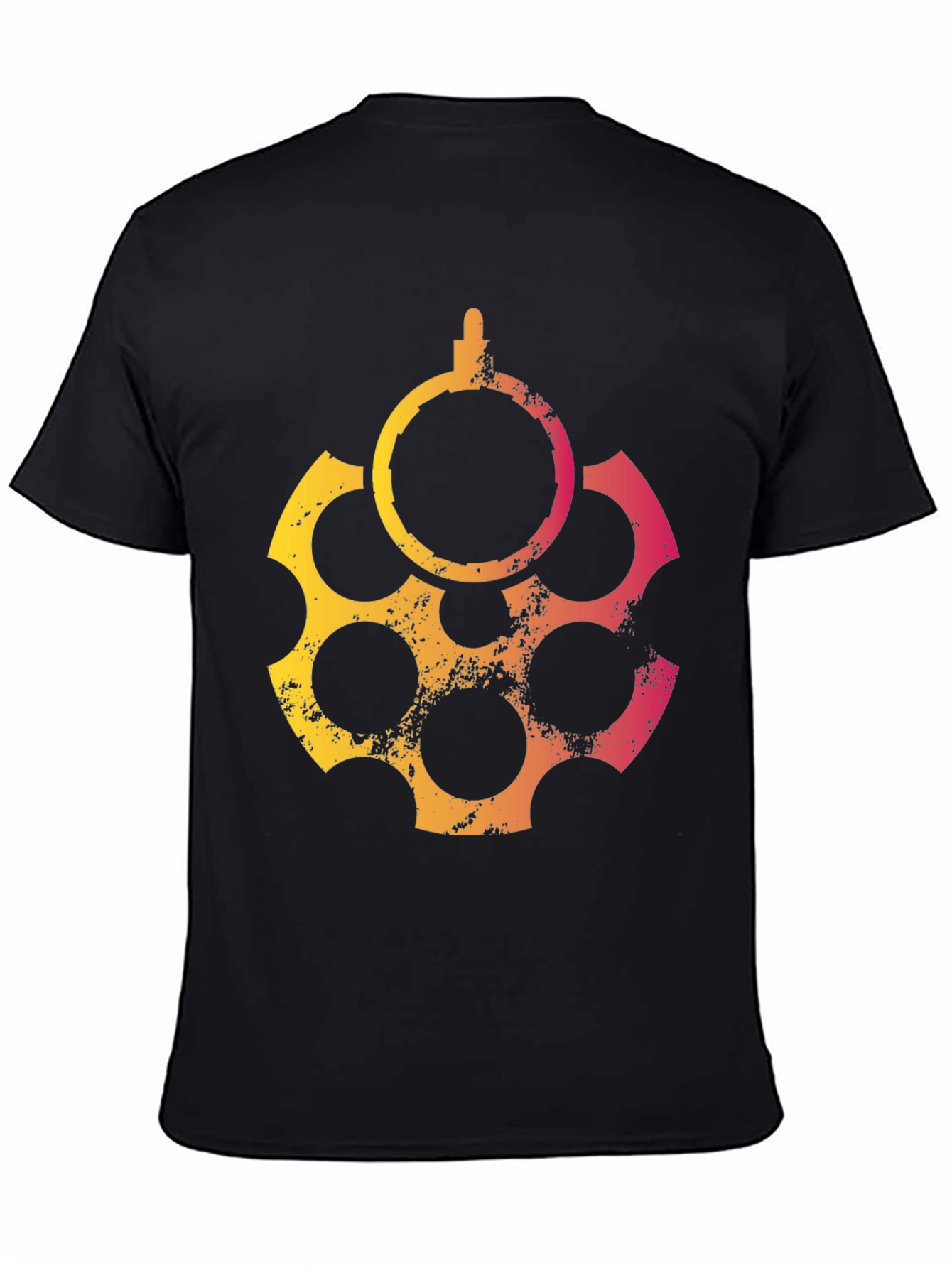 Graphic Revolver T-Shirt - Cool Casual Tee