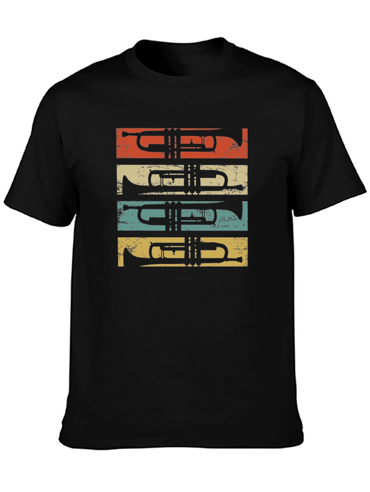 Retro Trumpet Music Lover T-Shirt