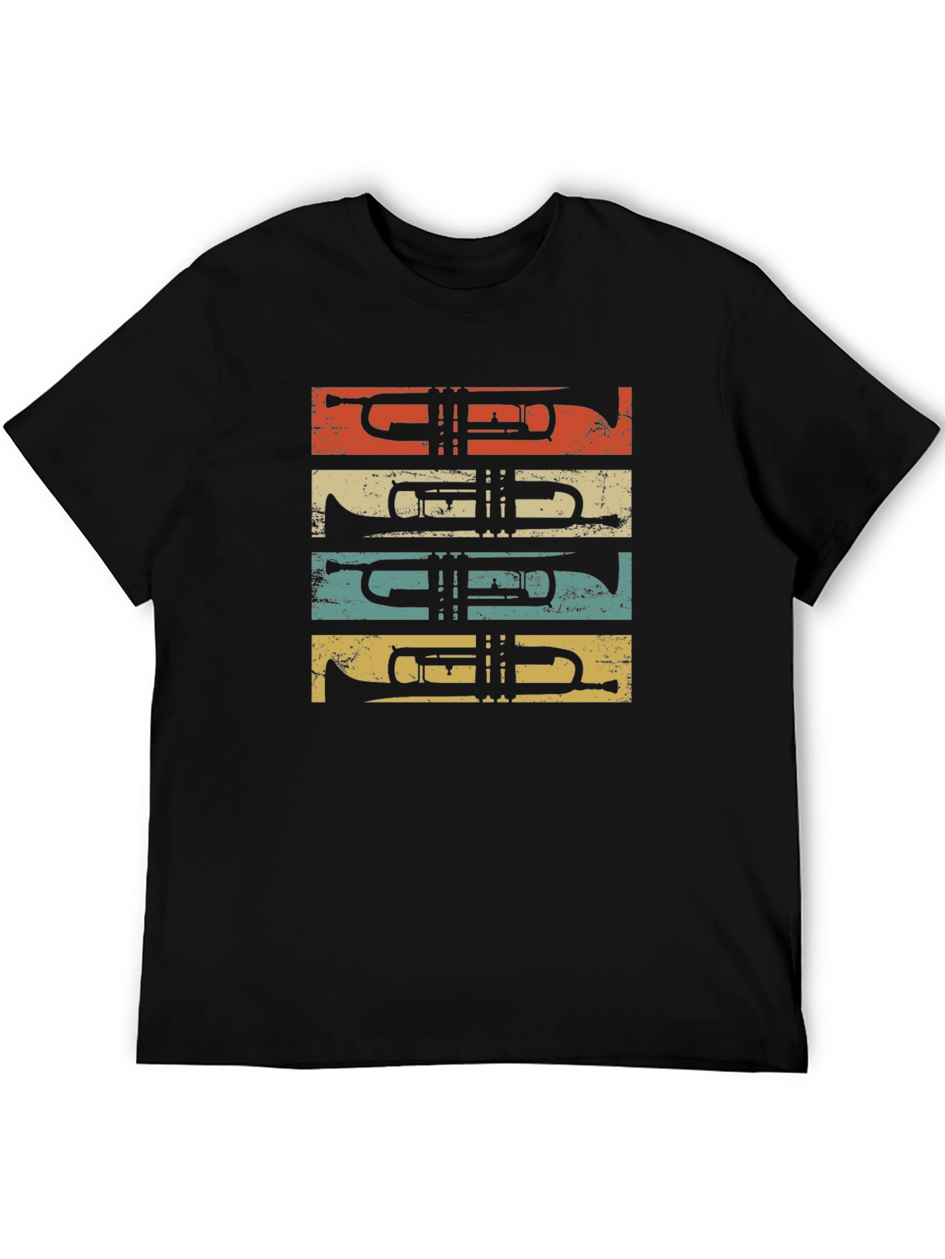 Retro Trumpet Music Lover T-Shirt