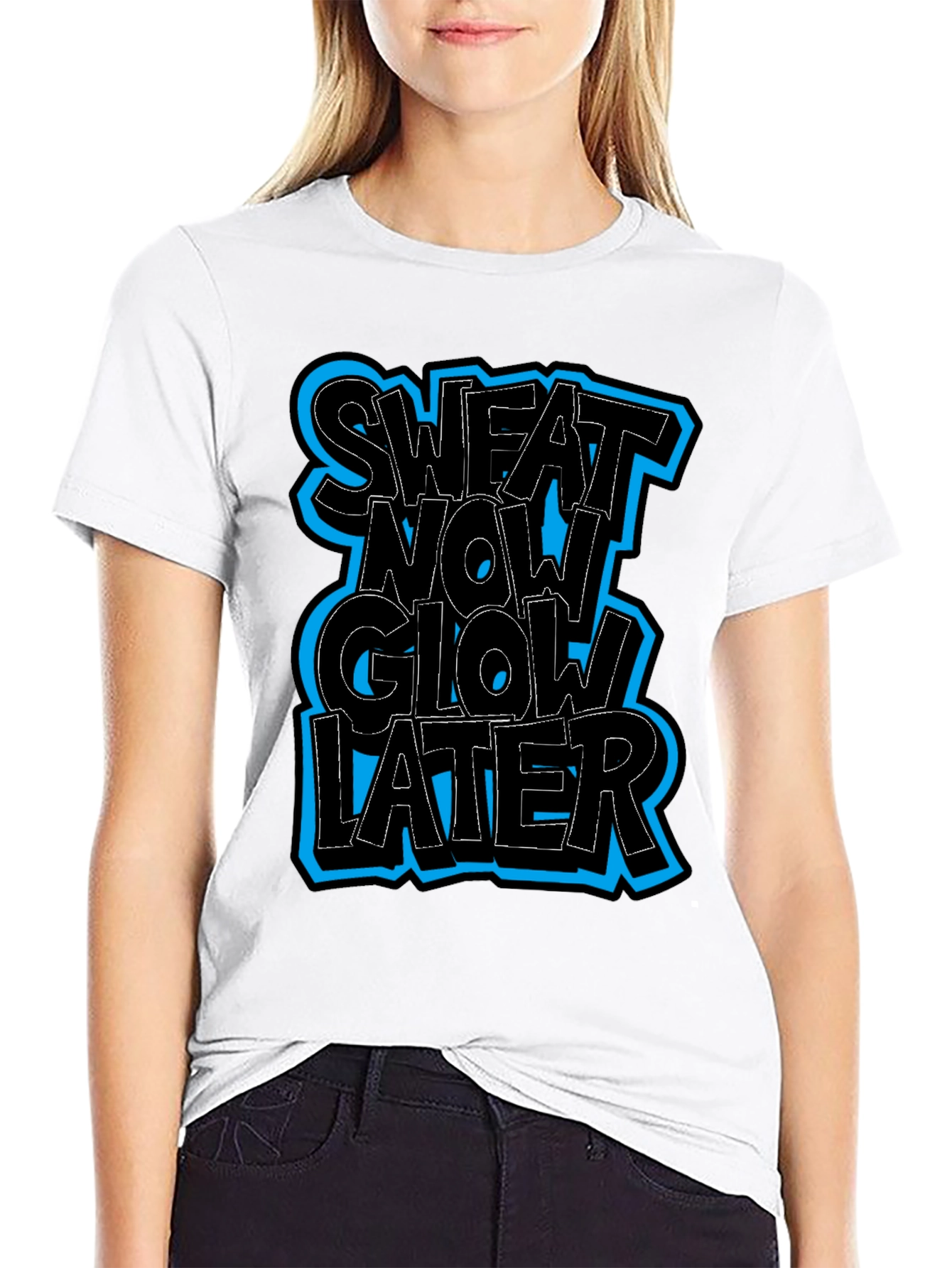 Sweat Now Glow Later Graphic Tee
