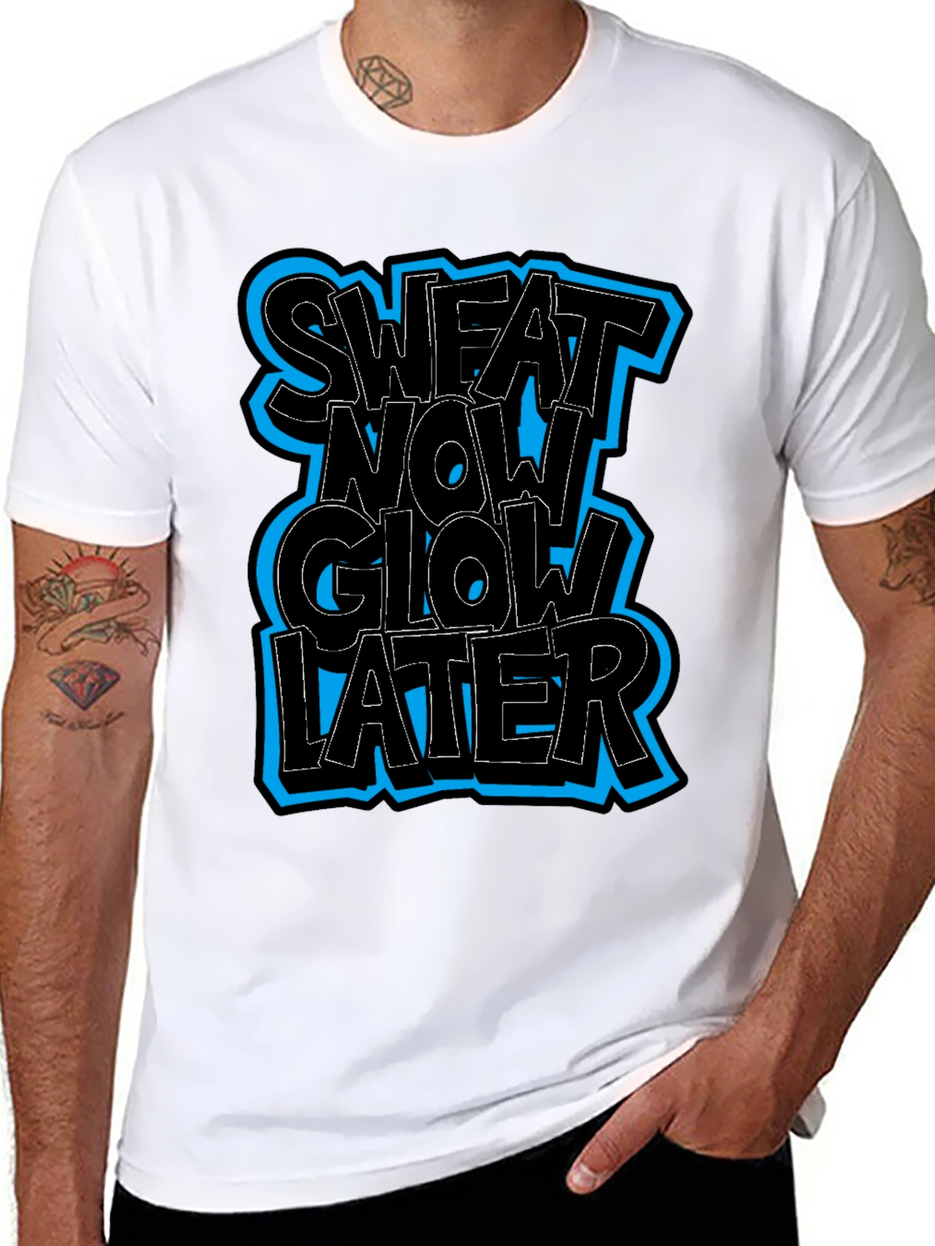 Sweat Now Glow Later Graphic Tee