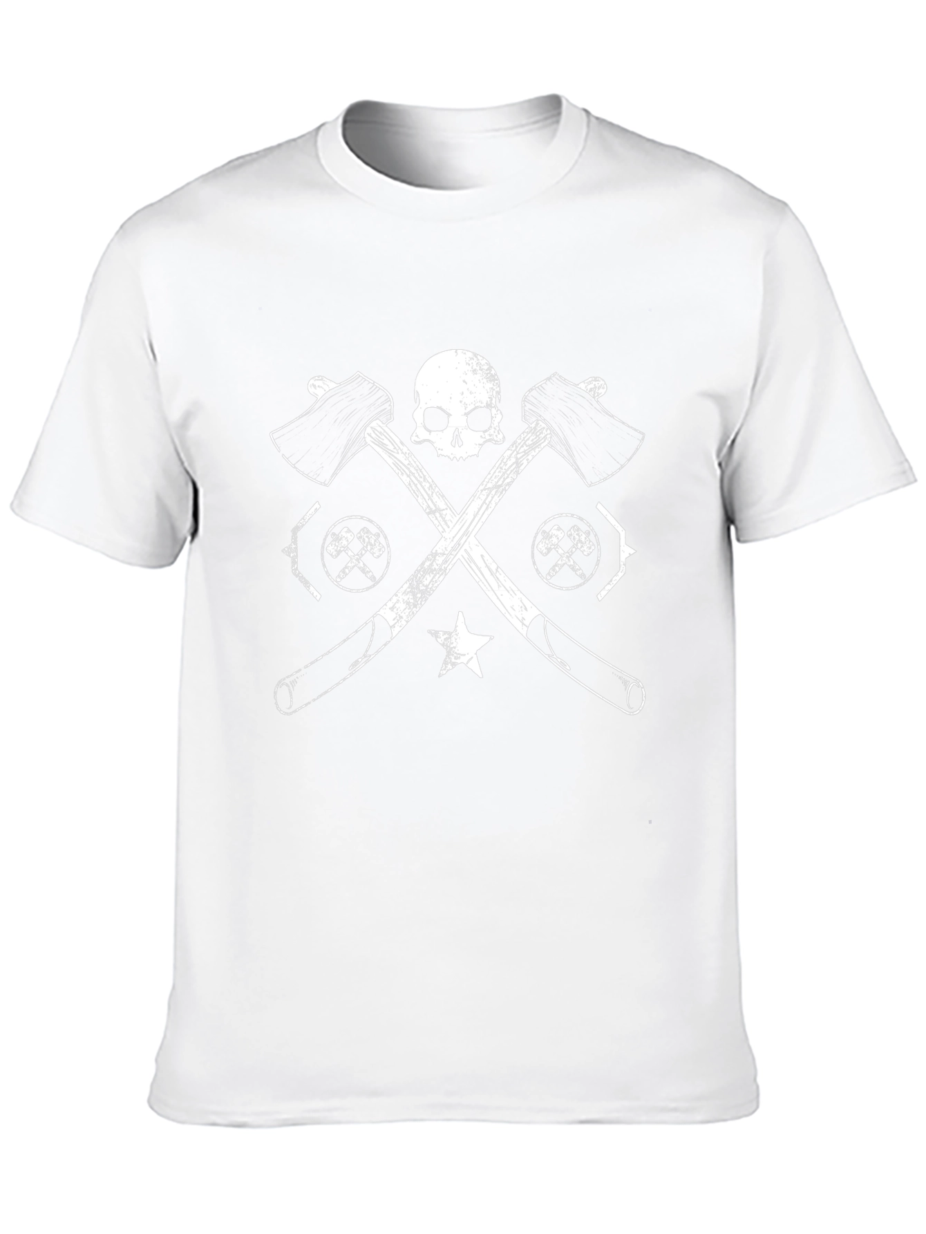 Skull & Crossed Axes Graphic T-Shirt