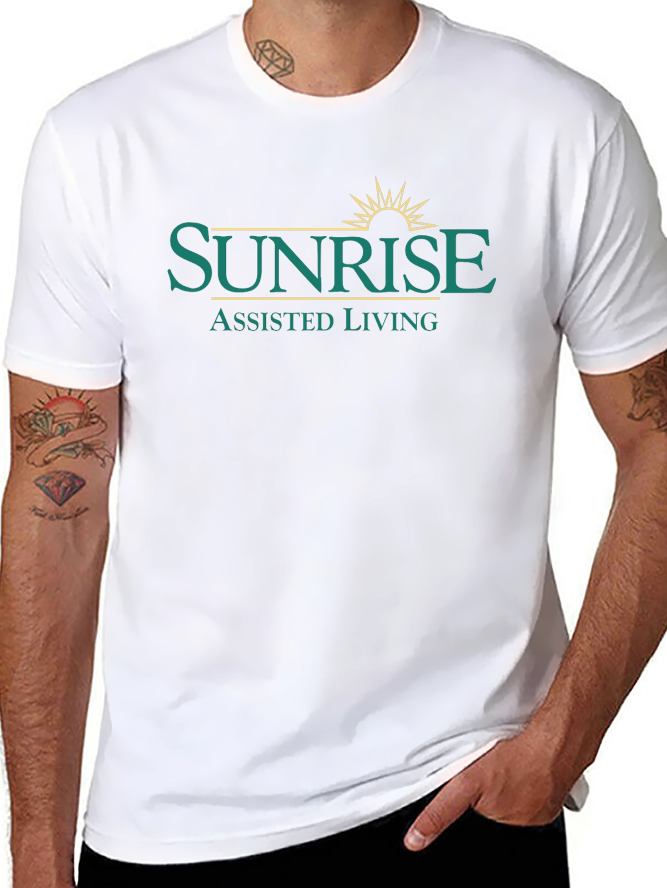 Sunrise Assisted Living Black T-Shirt