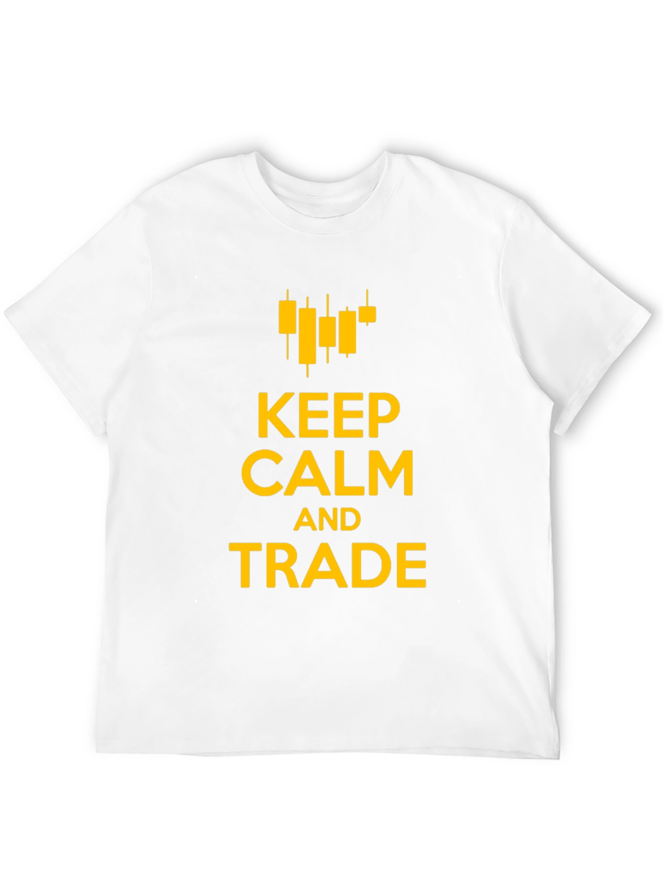 Keep Calm and Trade T-Shirt - Black Cotton Tee