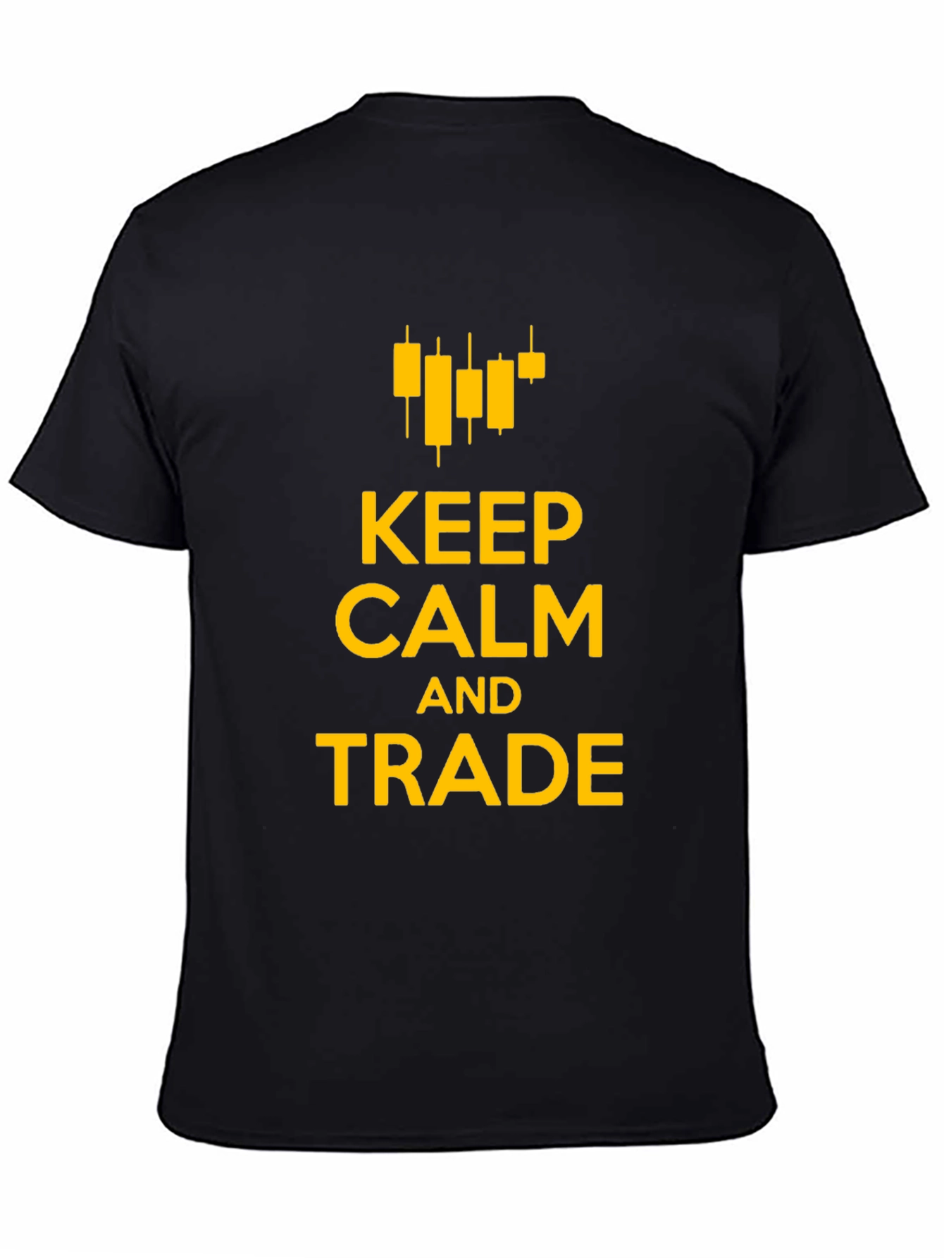 Keep Calm and Trade T-Shirt - Black Cotton Tee