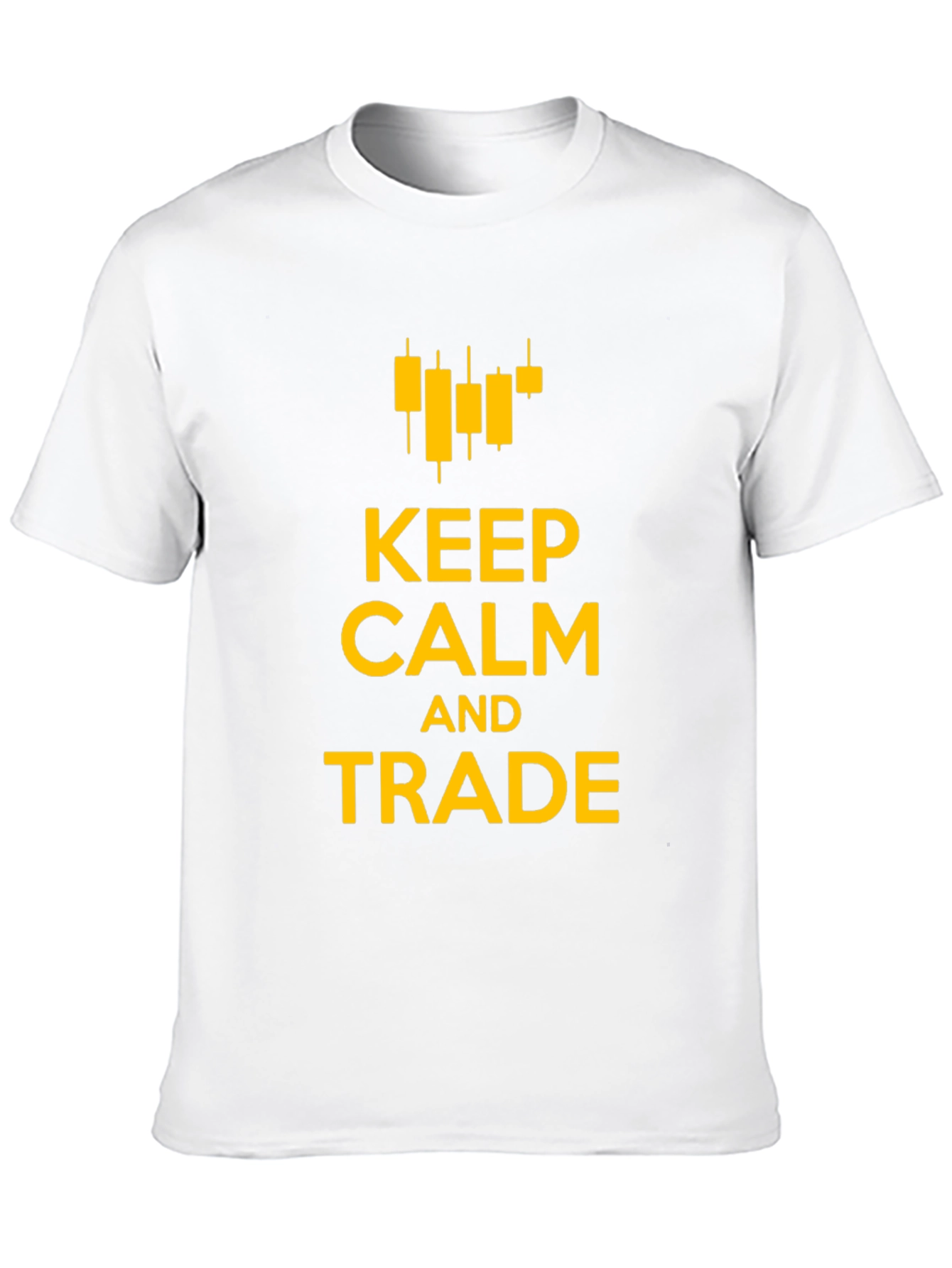 Keep Calm and Trade T-Shirt - Black Cotton Tee