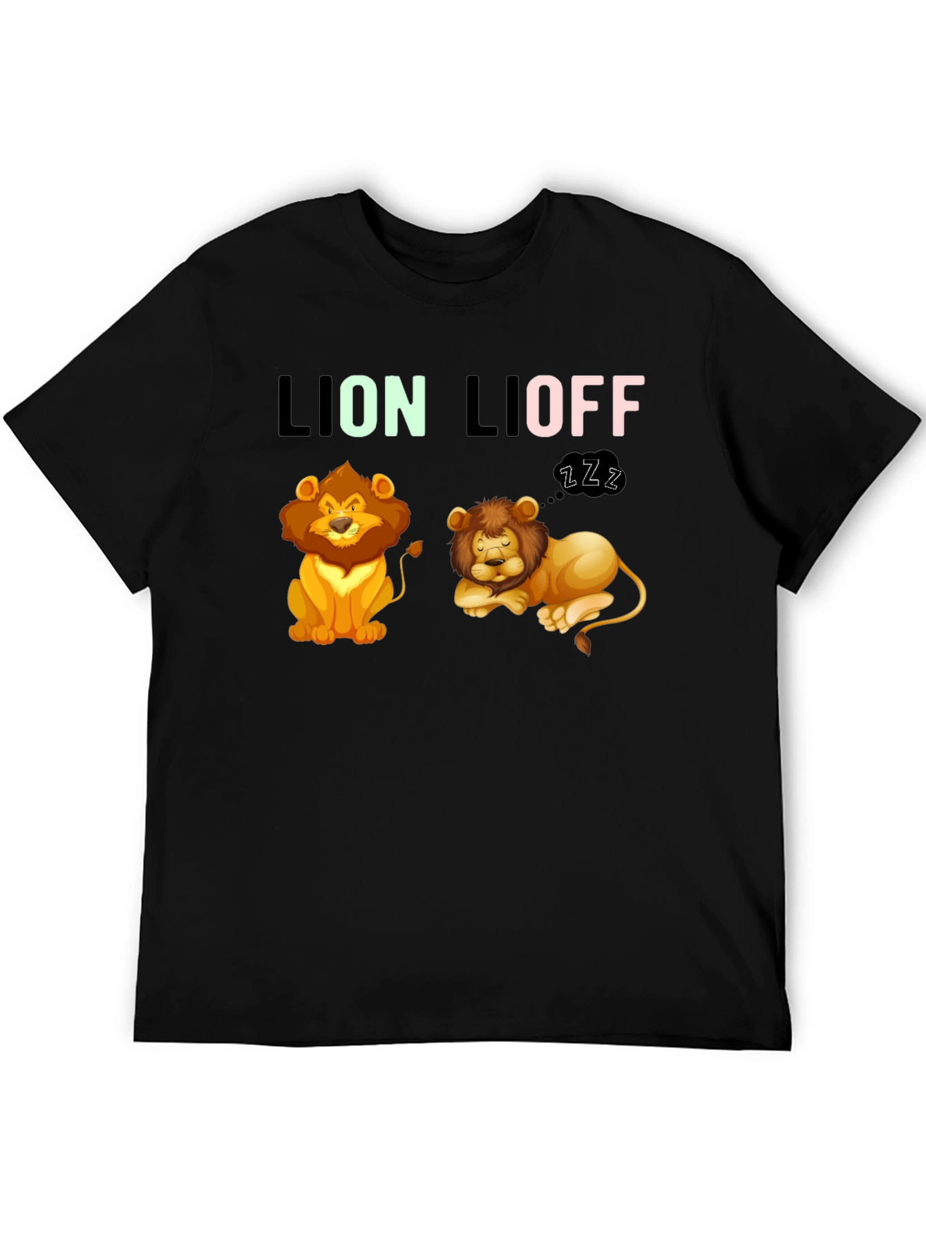 Lion Lioff T-Shirt - Funny Graphic Tee