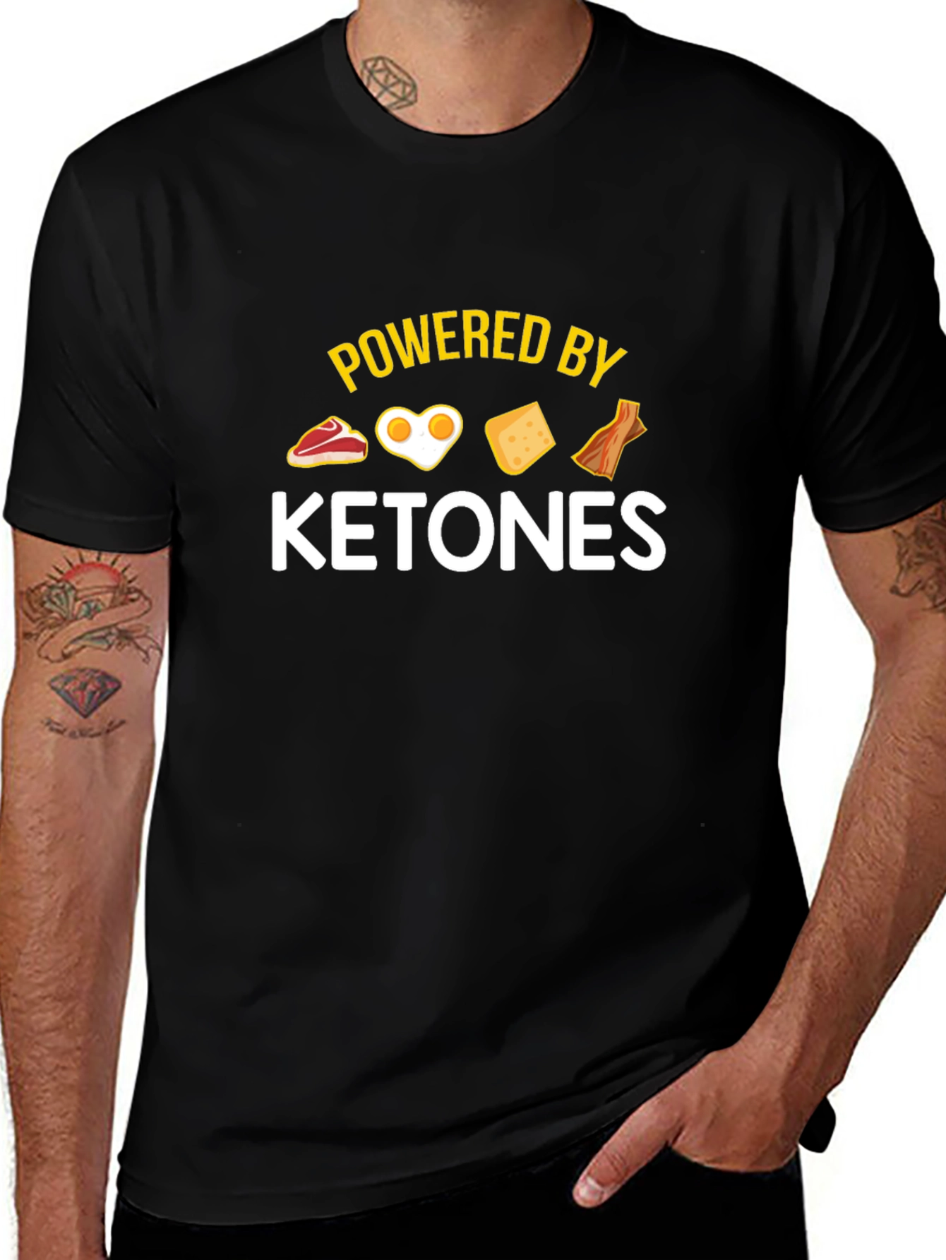 Keto Diet T-Shirt - Powered By Ketones