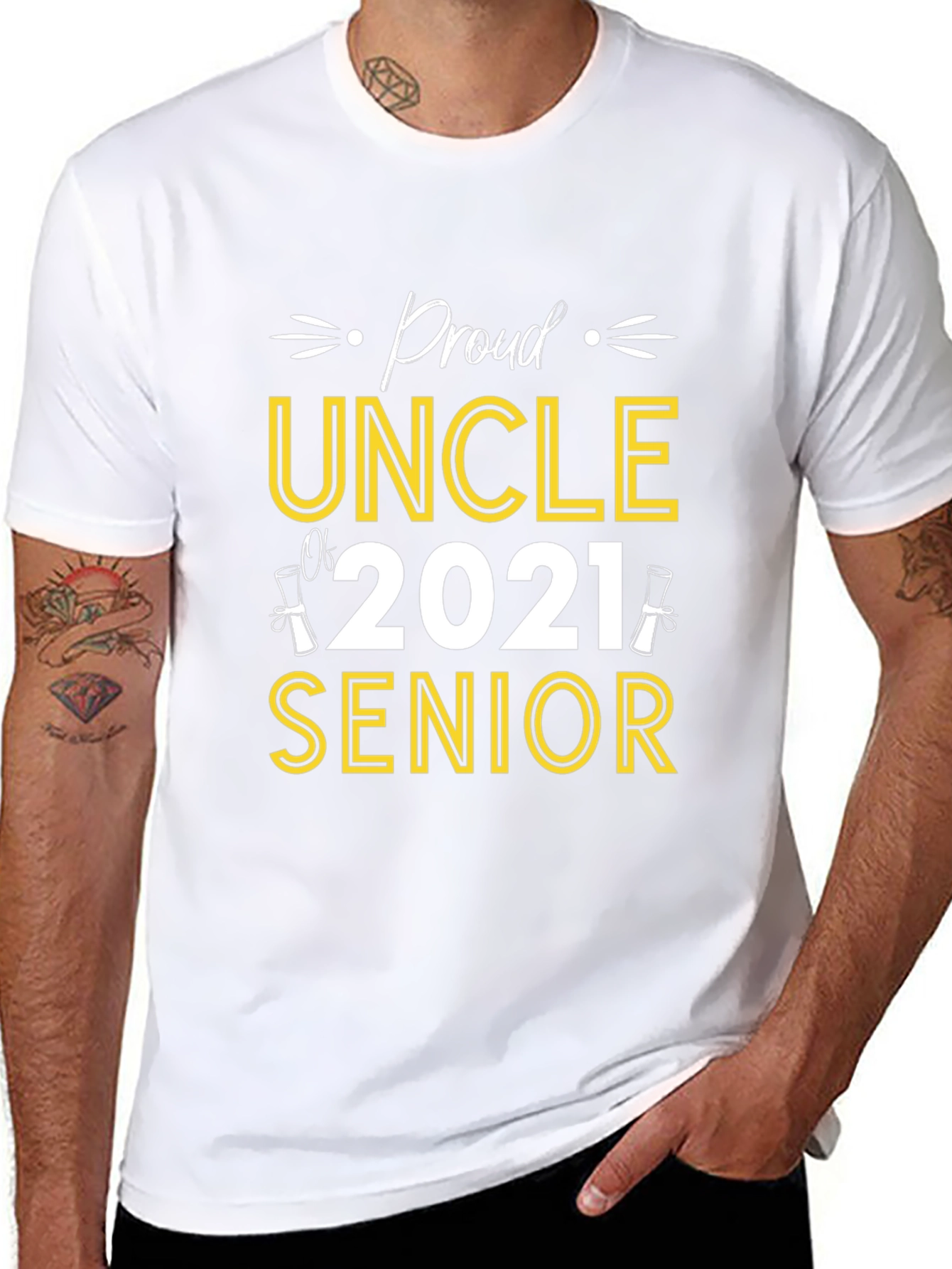 Proud Uncle Of 2021 Senior T-Shirt