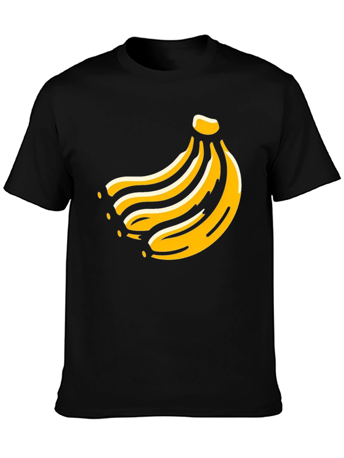 Banana Graphic Tee -  Fruit Design T-Shirt