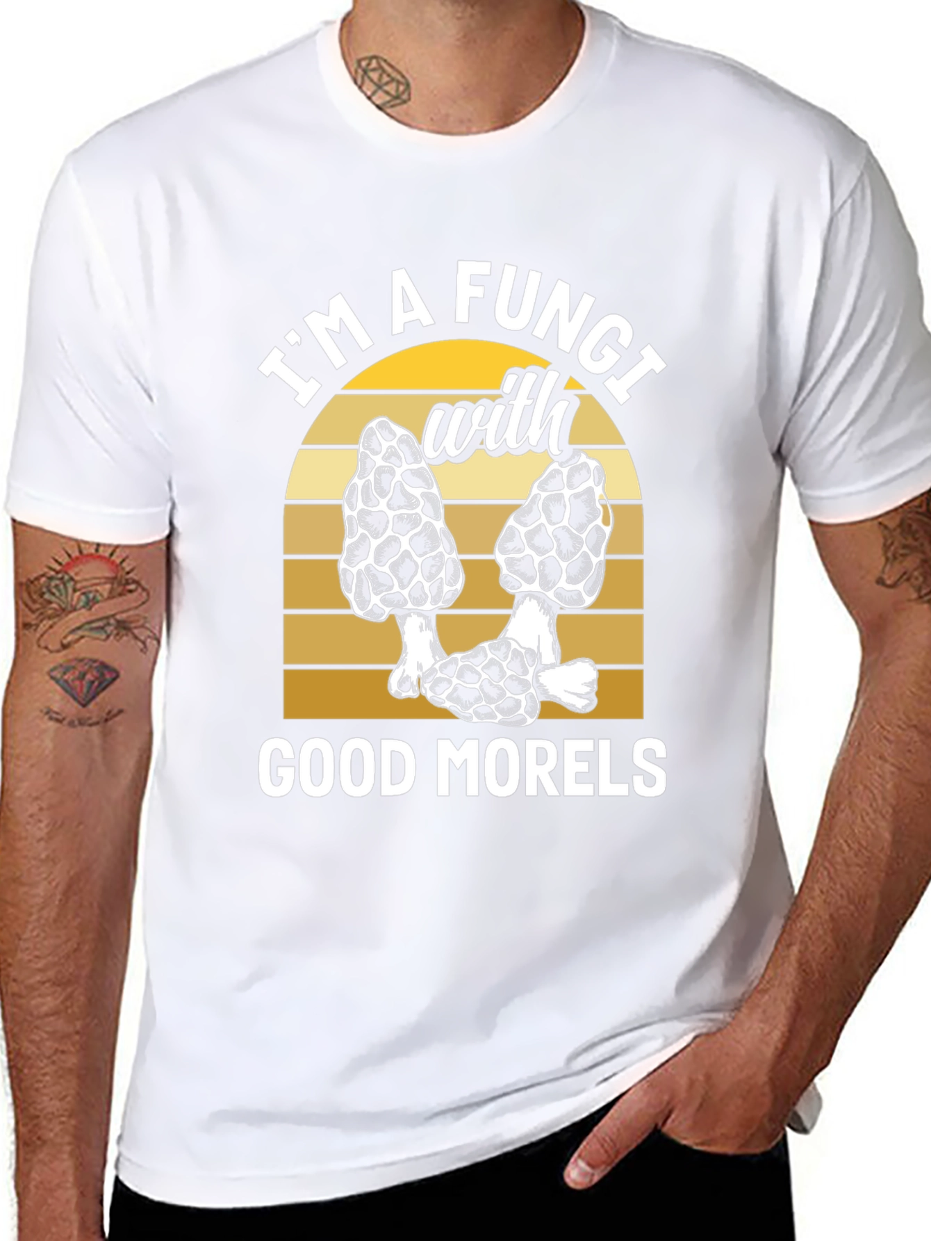 Fungi with Good Morels T-Shirt - Mushroom Lover