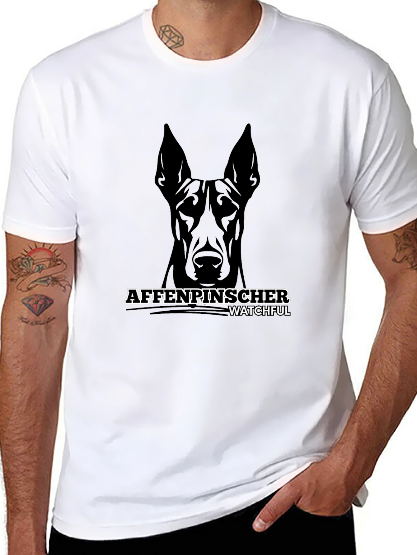 Affenpinscher Dog T-Shirt - Watchful Breed Tee