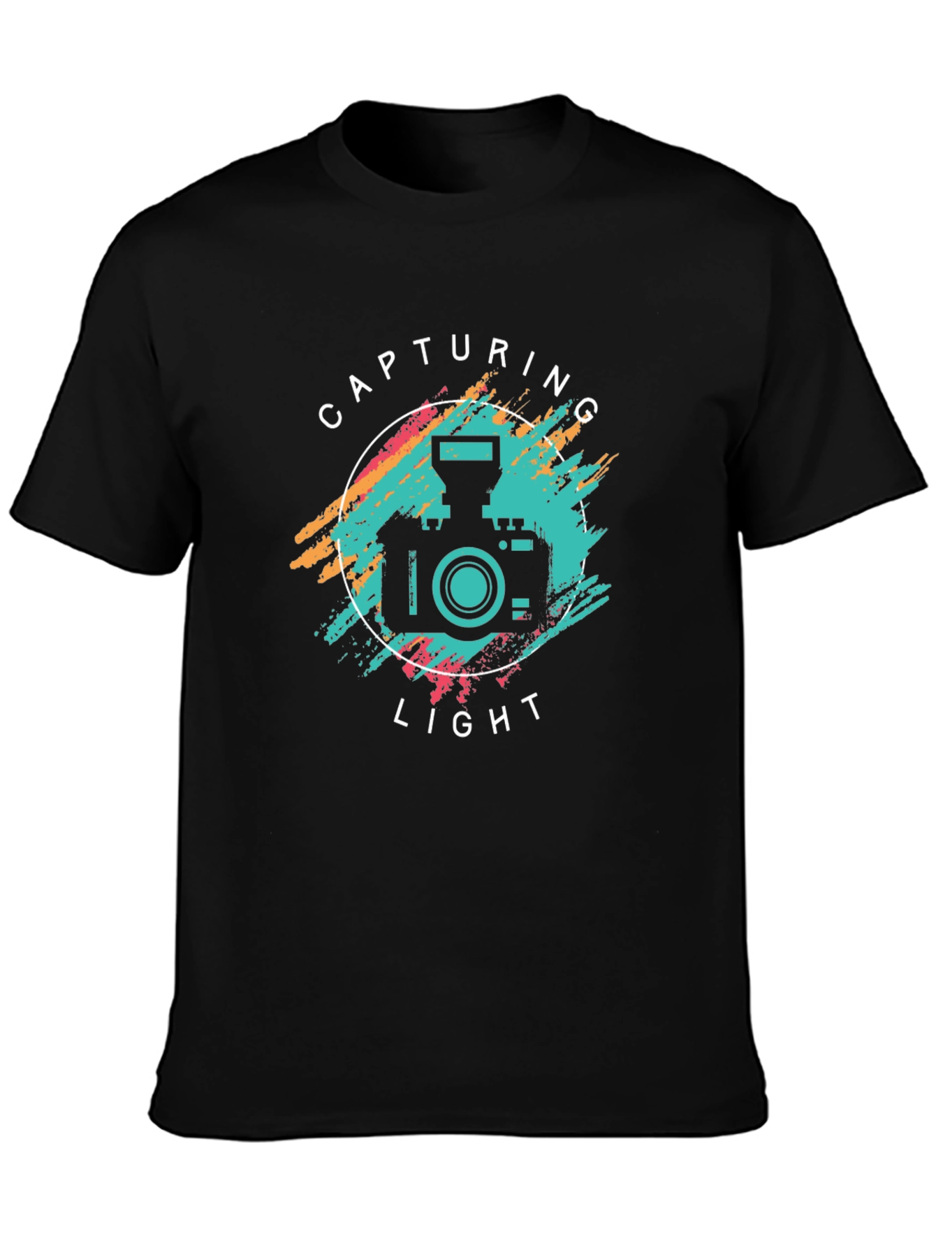 Capturing Light Graphic T-Shirt - Black
