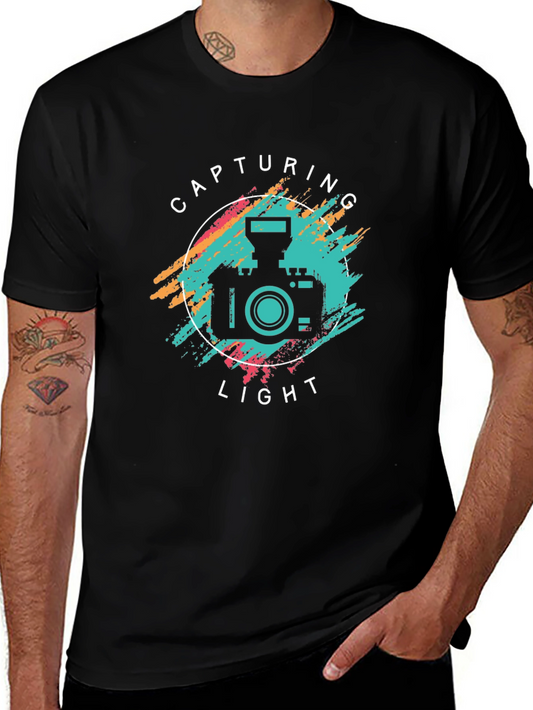 Capturing Light Graphic T-Shirt - Black