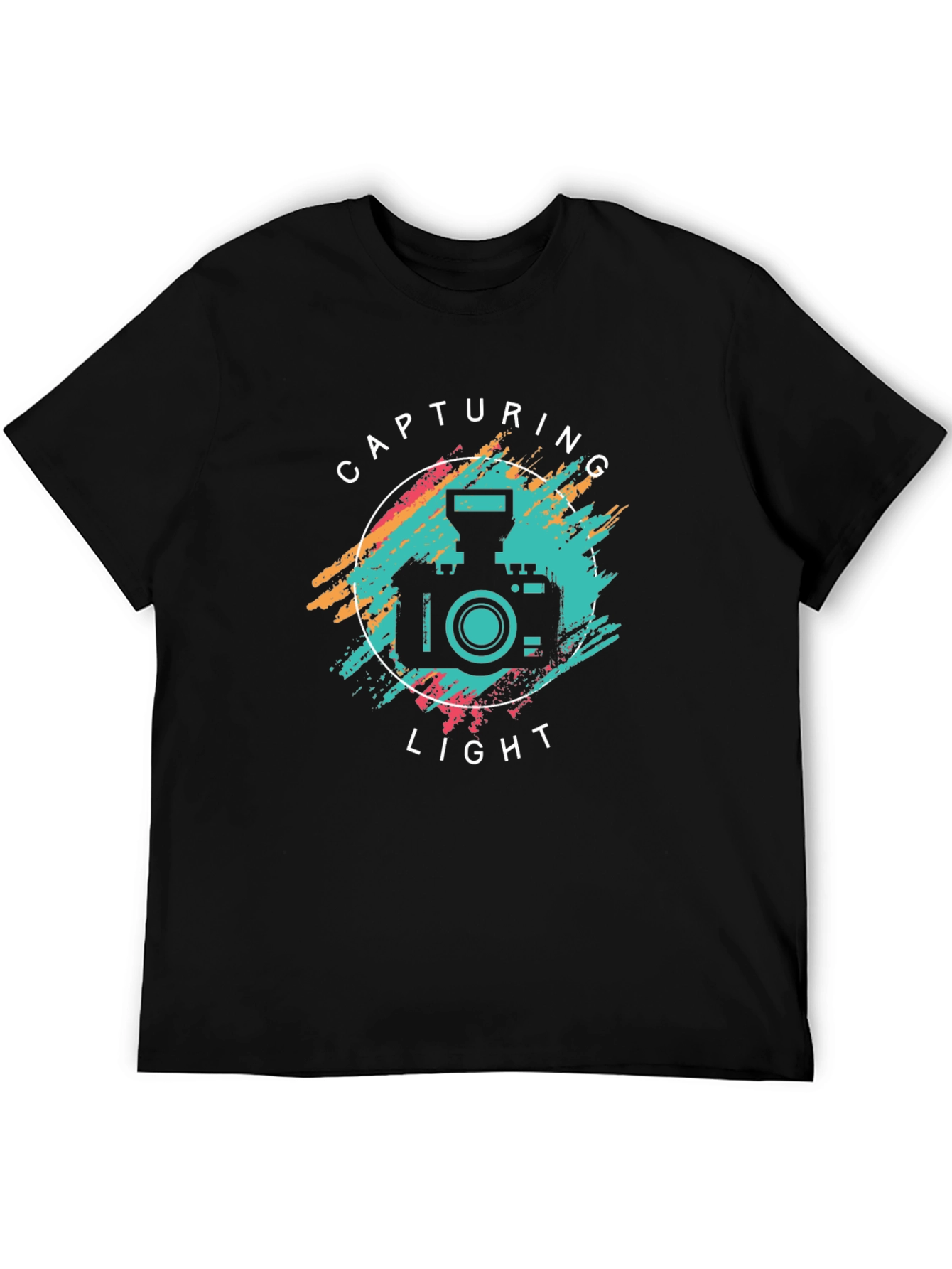 Capturing Light Graphic T-Shirt - Black