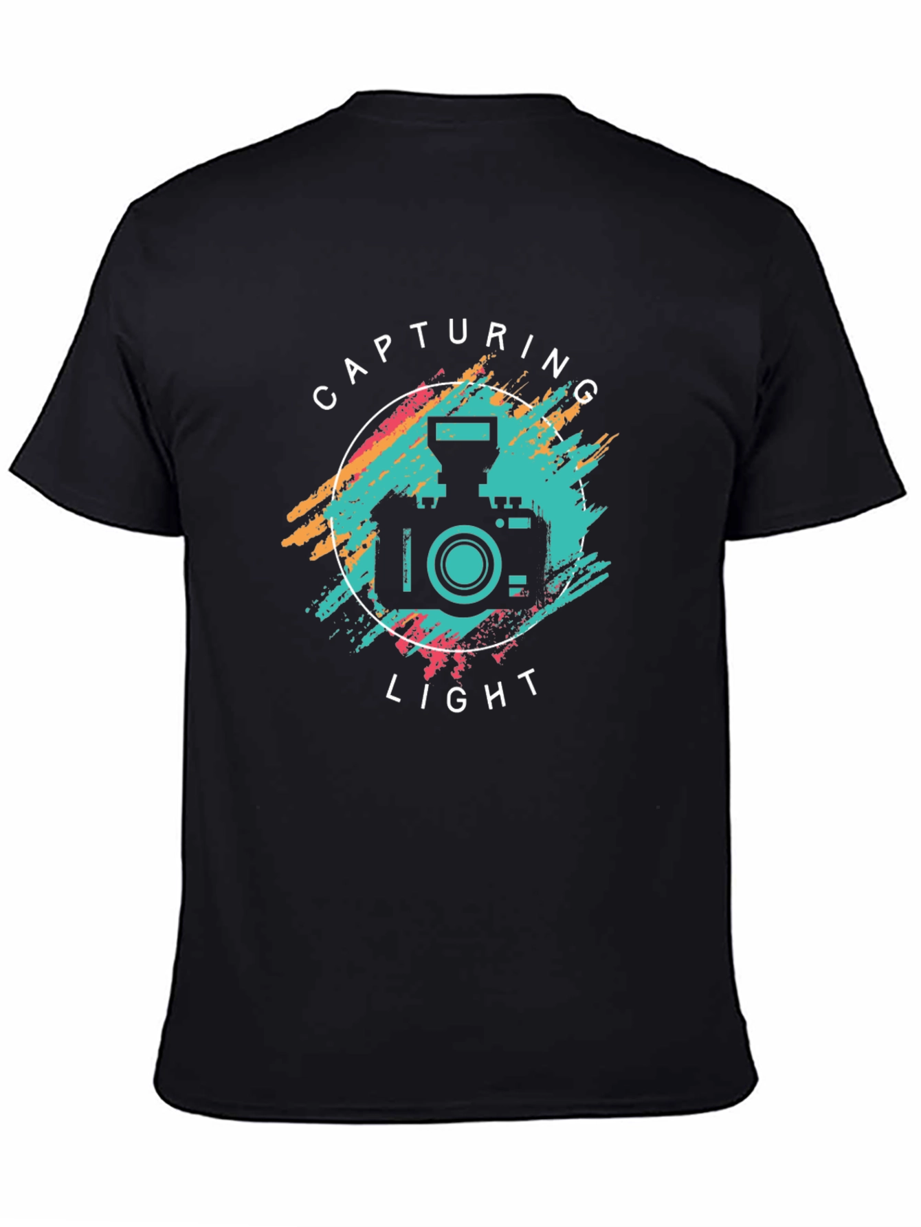 Capturing Light Graphic T-Shirt - Black