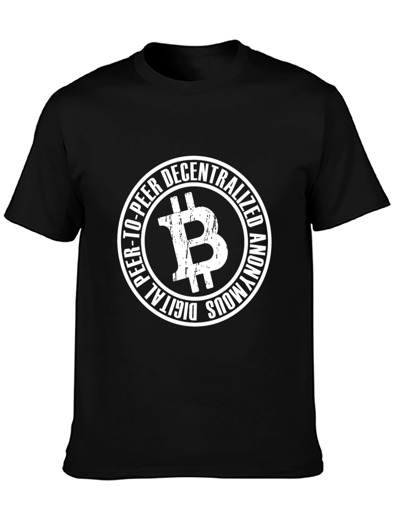 Bitcoin Decentralized Digital Anonymous Peer-to-Peer T-Shirt