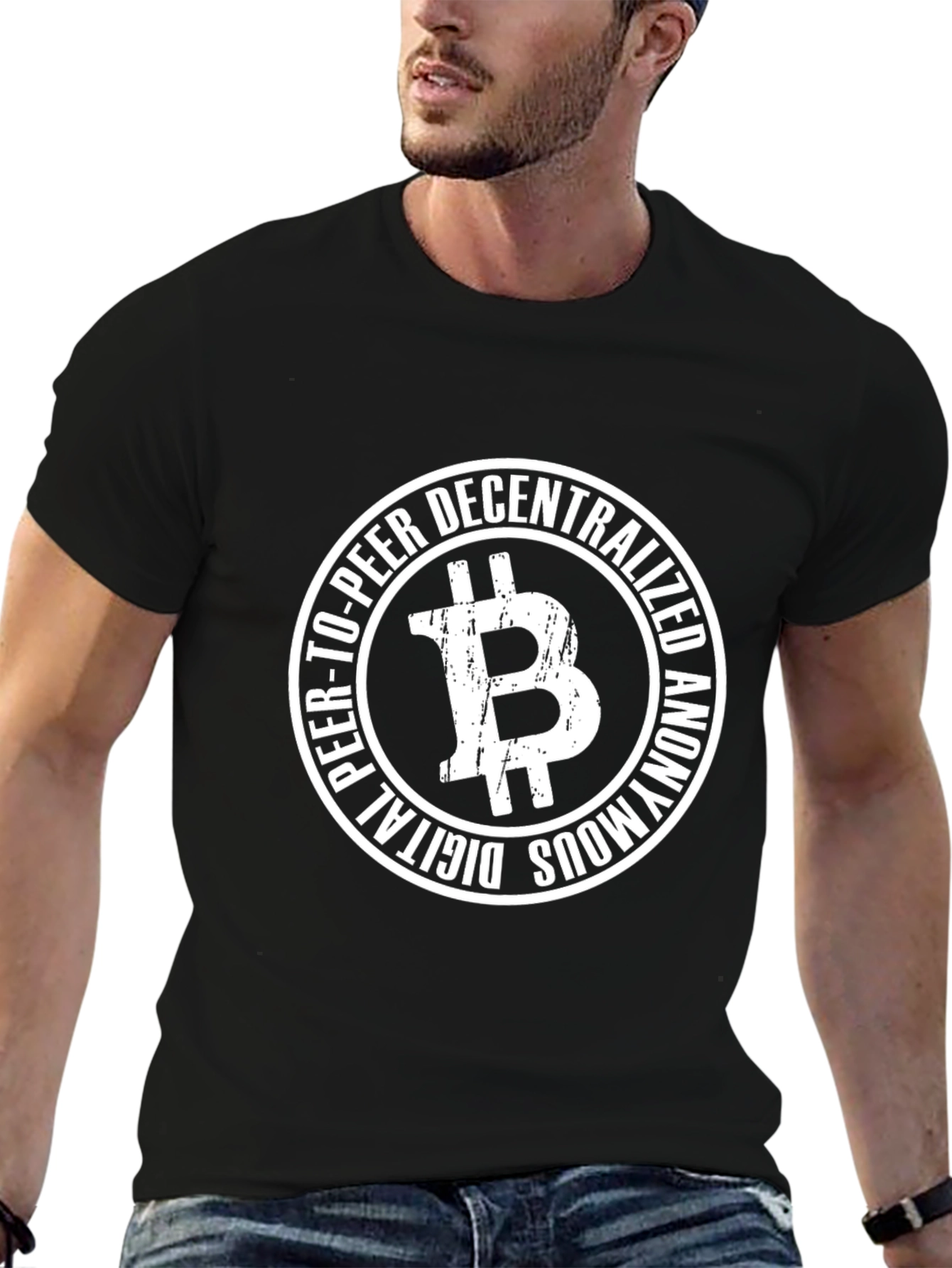 Bitcoin Decentralized Digital Anonymous Peer-to-Peer T-Shirt