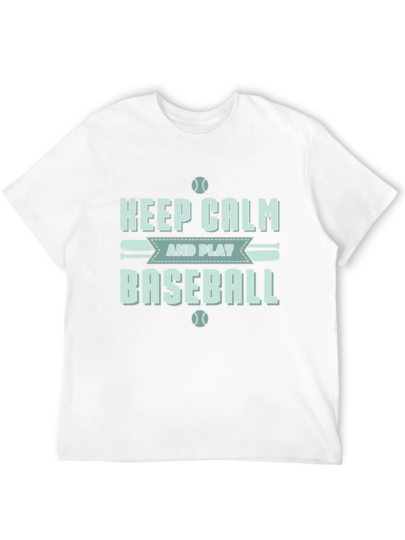 Keep Calm Baseball T-Shirt