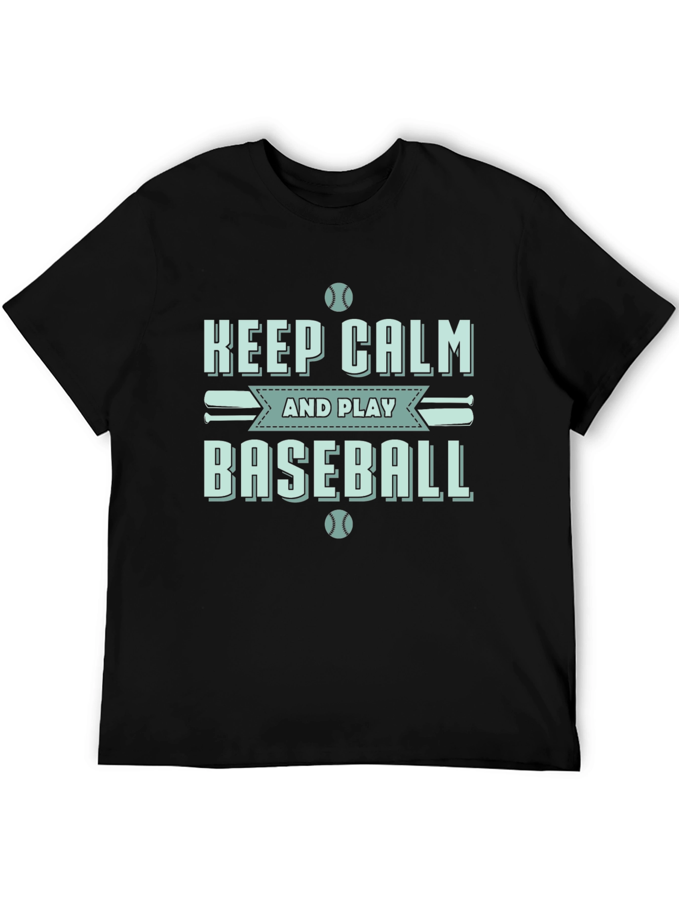 Keep Calm Baseball T-Shirt