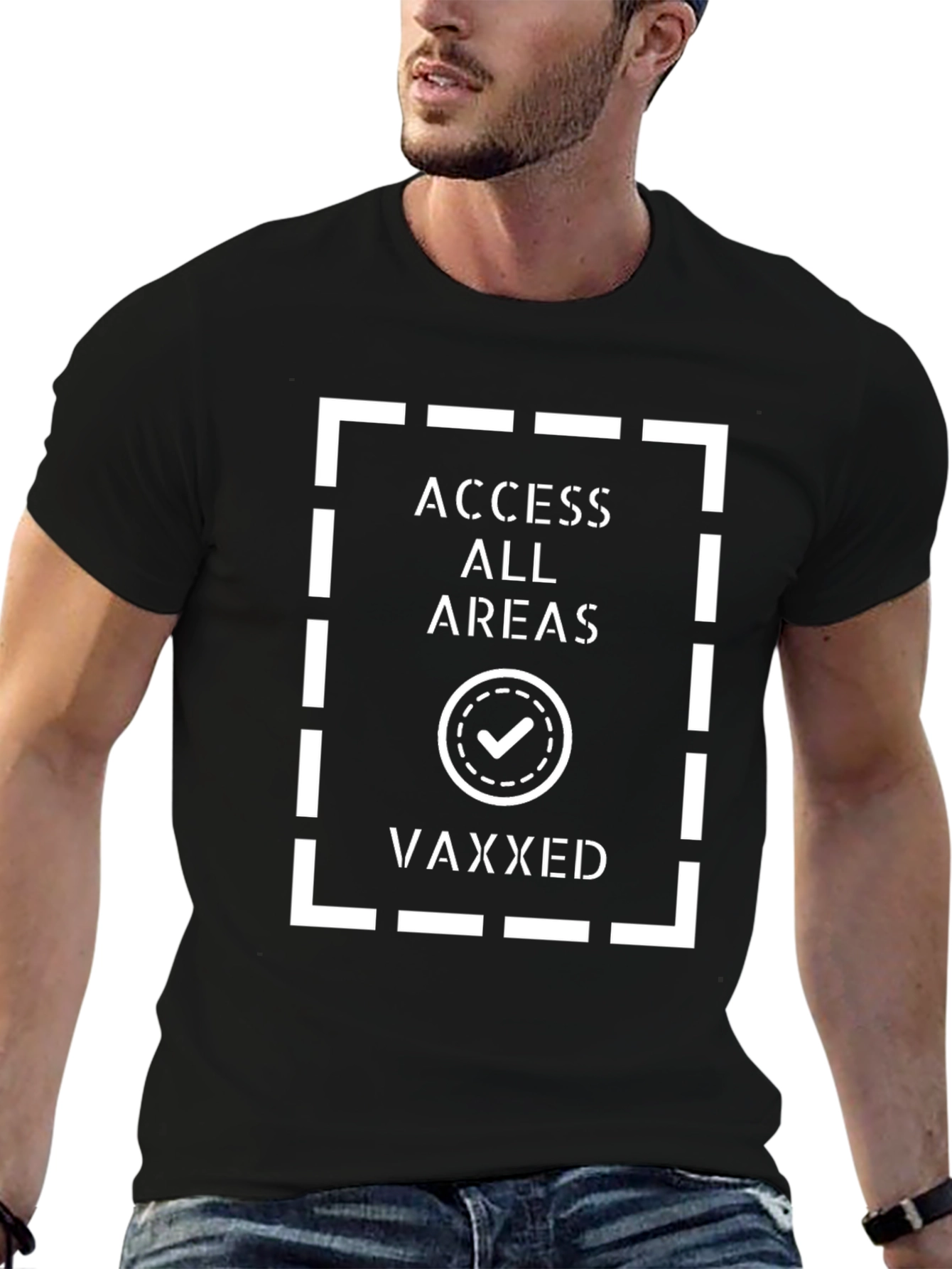 Vaxxed Access All Areas Graphic T-Shirt