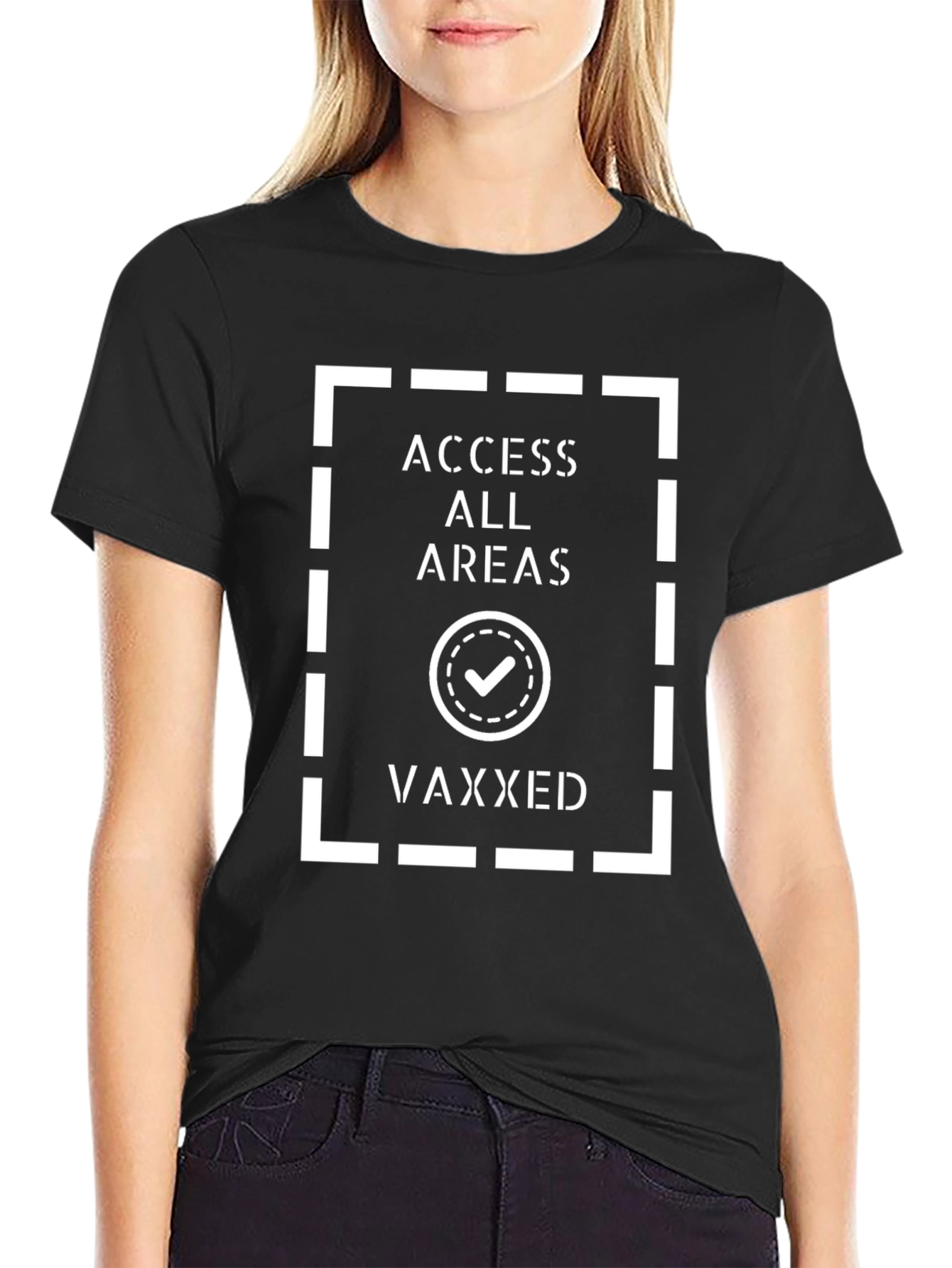 Vaxxed Access All Areas Graphic T-Shirt