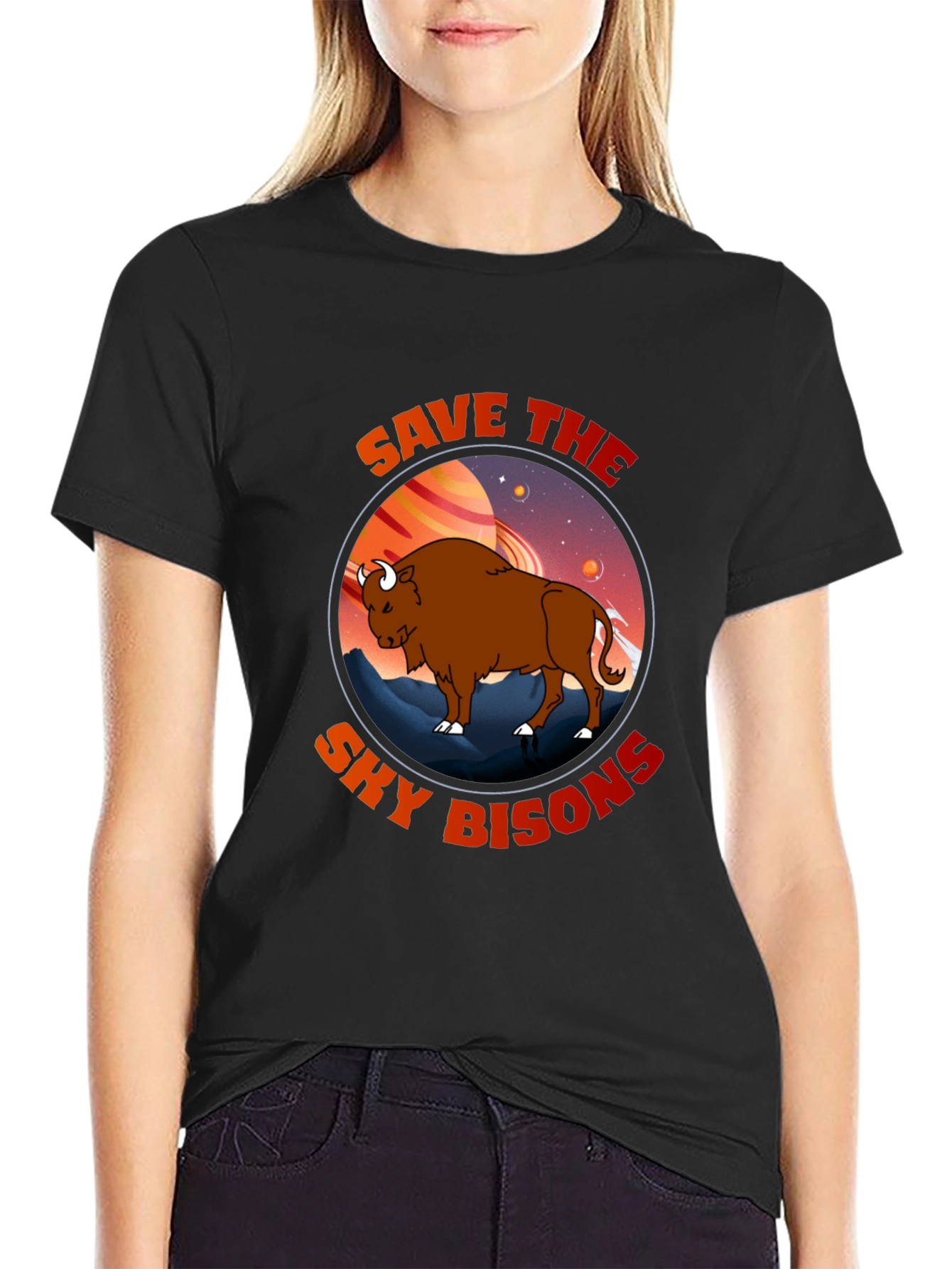 Save The Sky Bisons Graphic T-Shirt