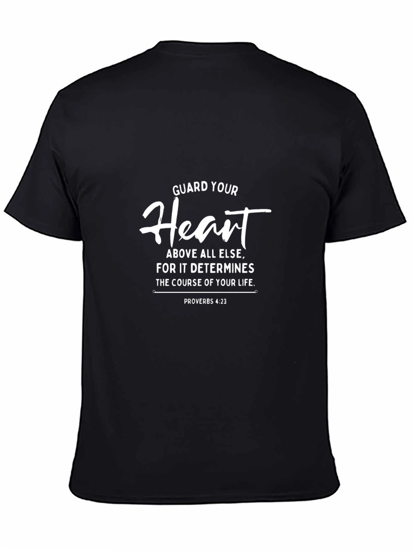 Guard Your Heart T-Shirt - Christian Verse Tee