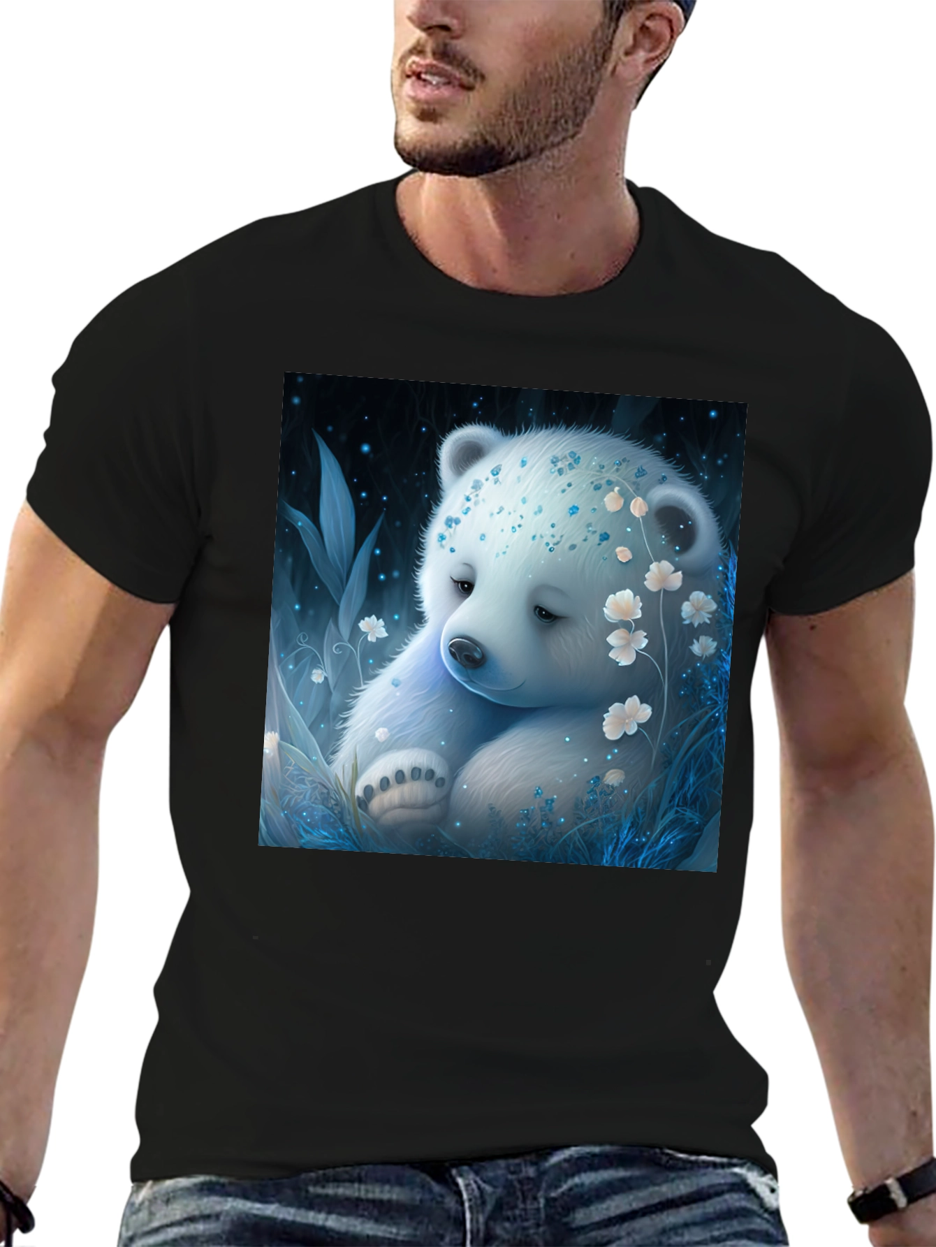 Cute Bear Graphic Tee - Stylish & Comfortable