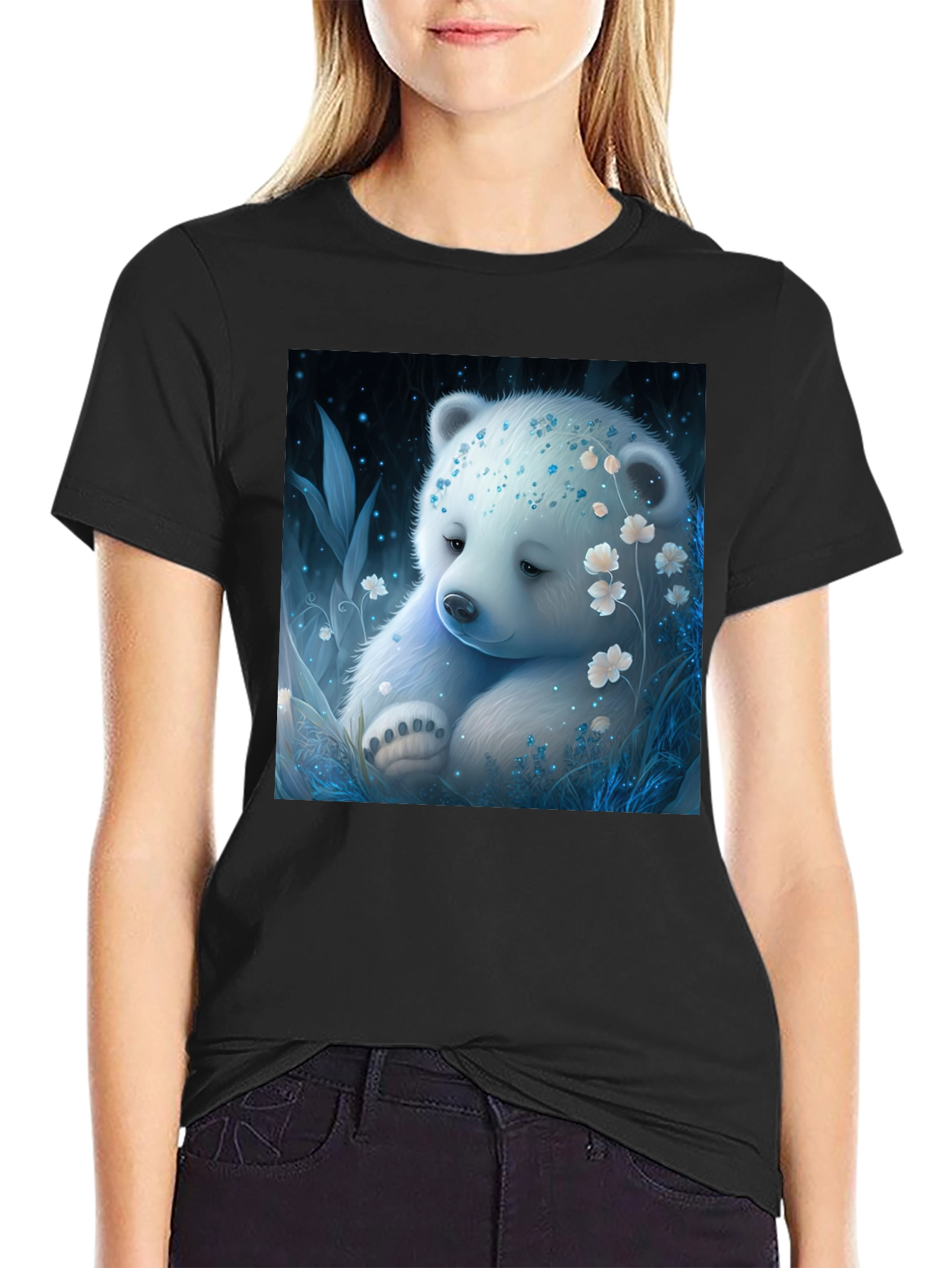 Cute Bear Graphic Tee - Stylish & Comfortable