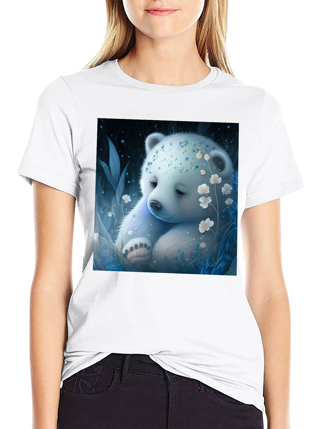 Cute Bear Graphic Tee - Stylish & Comfortable