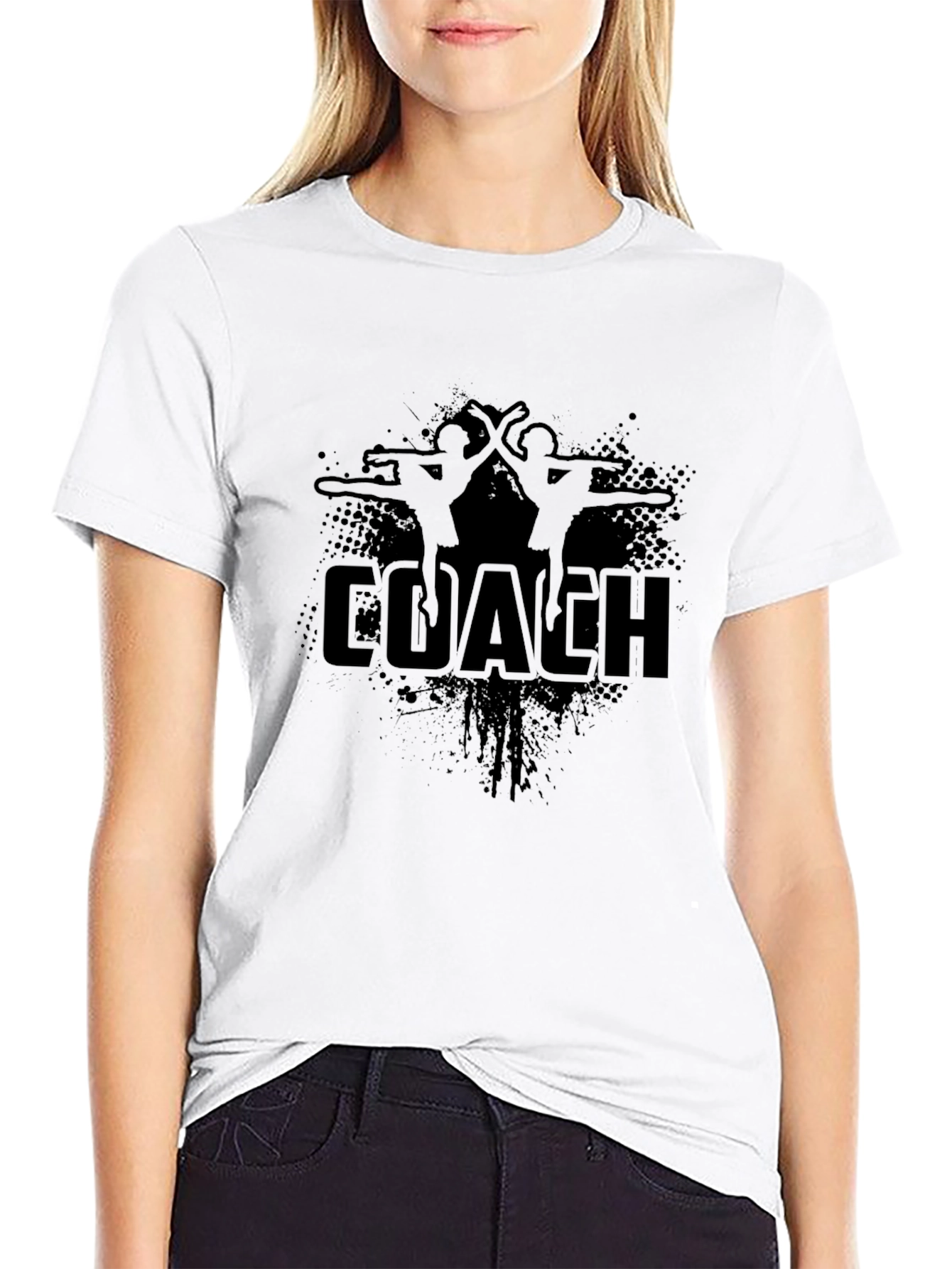 Coach Gymnastics Black T-Shirt