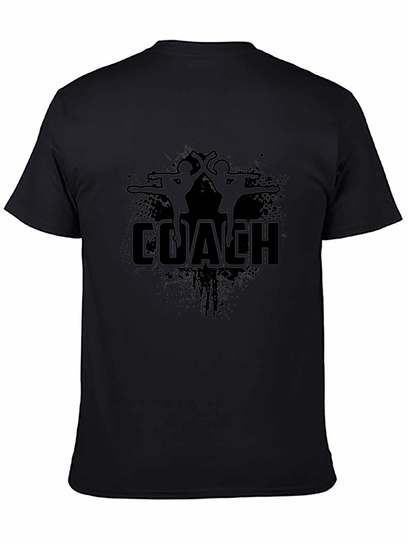 Coach Gymnastics Black T-Shirt