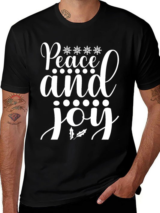 Peace and Joy Holiday T-Shirt