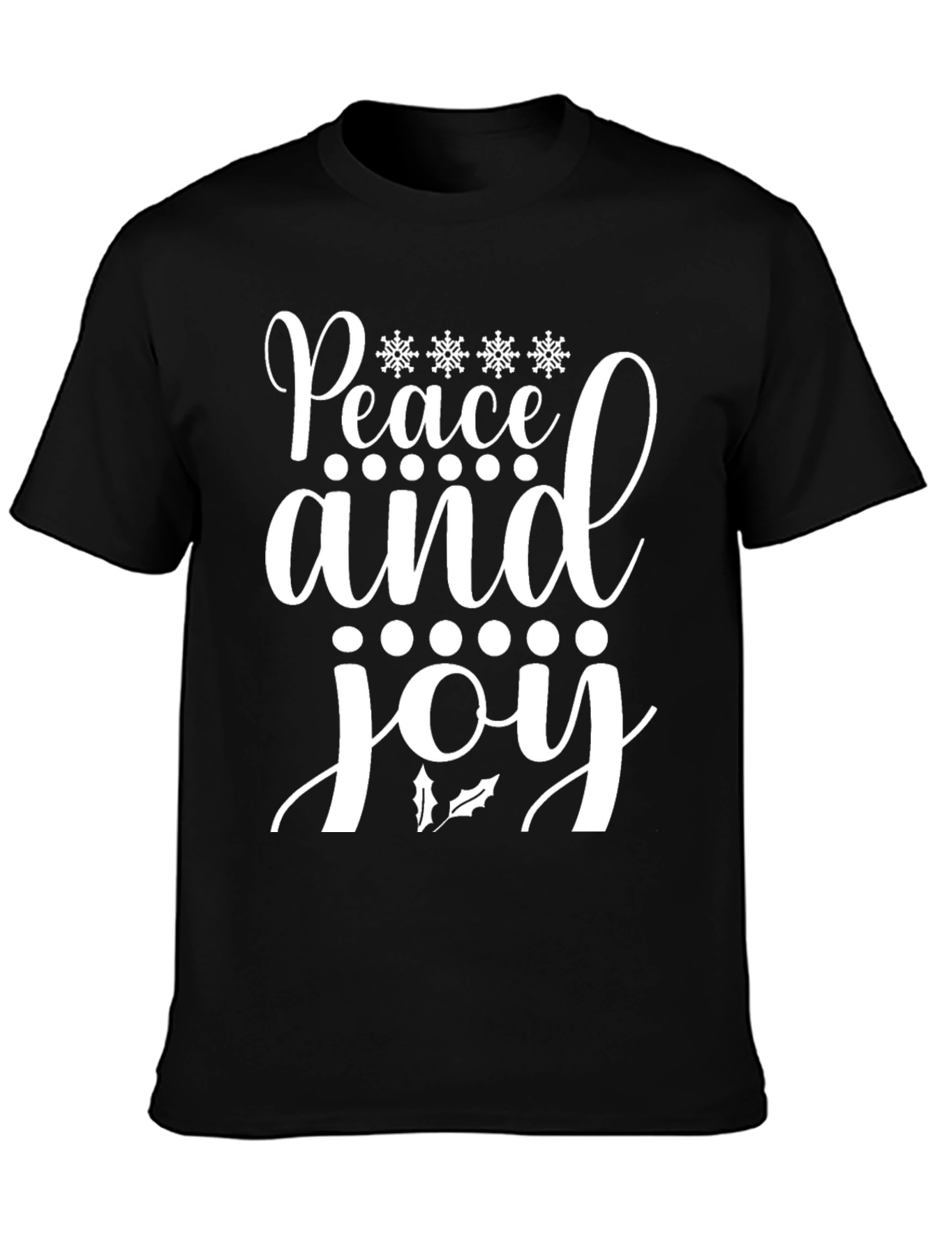 Peace and Joy Holiday T-Shirt