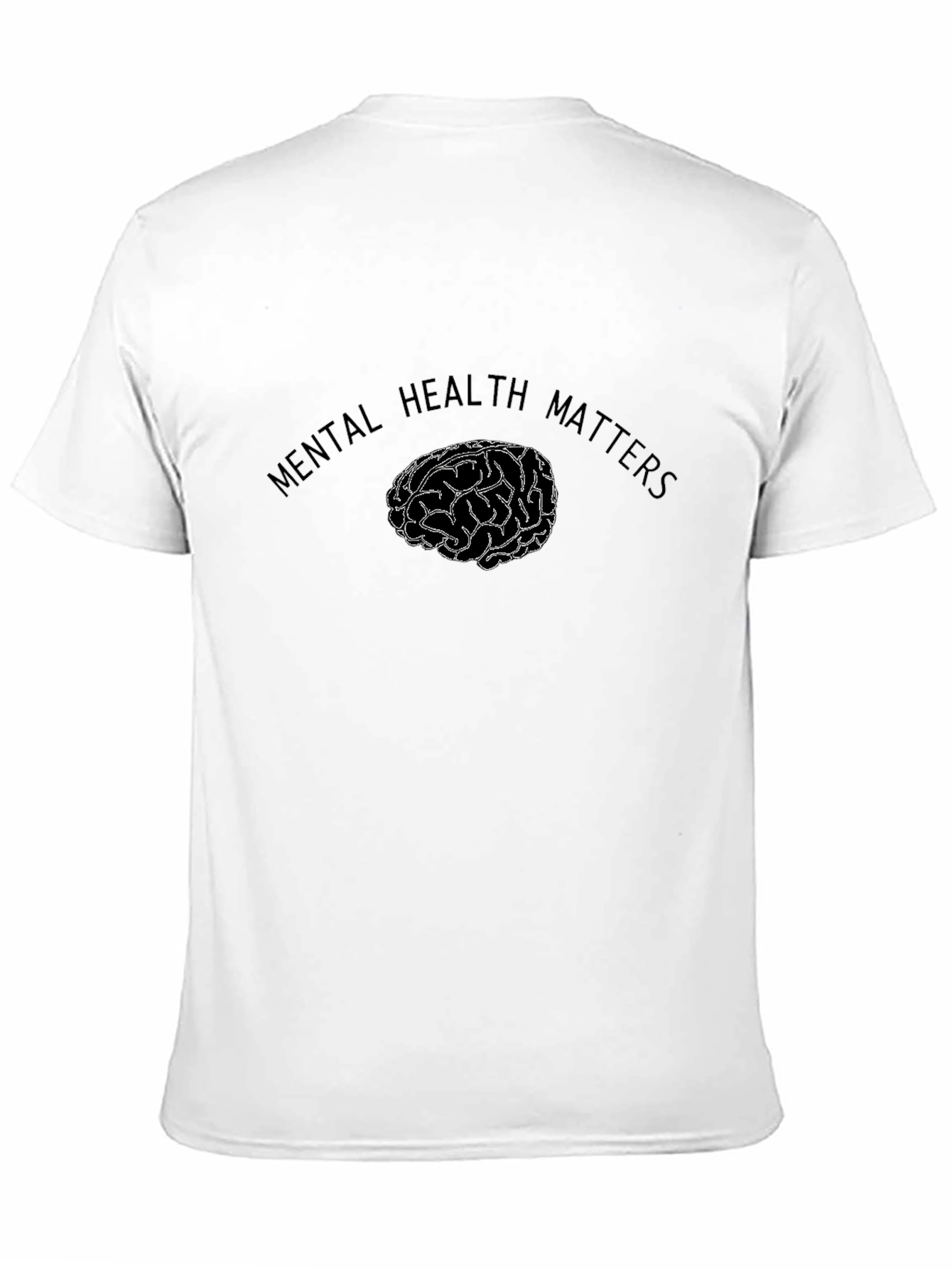 Mental Health Matters Brain Graphic T-Shirt