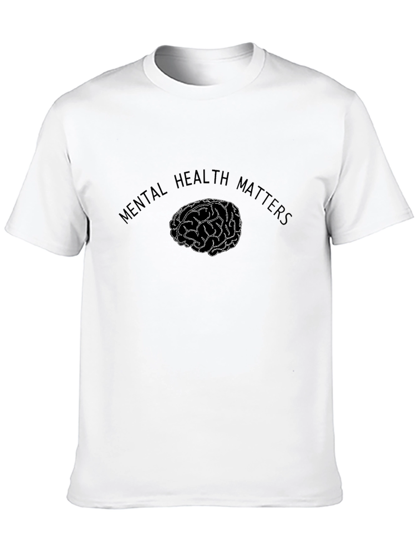 Mental Health Matters Brain Graphic T-Shirt