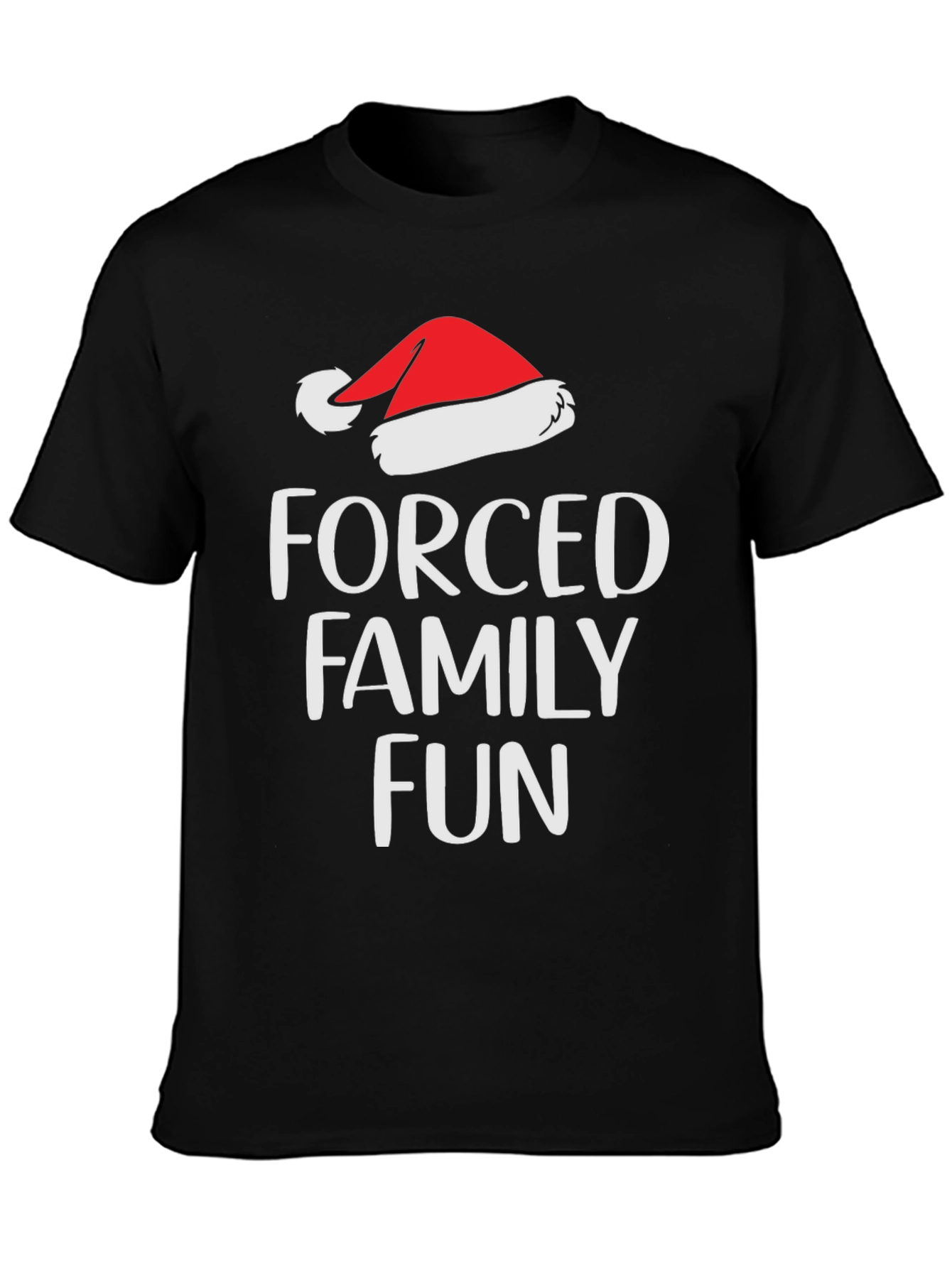 Forced Family Fun Santa Hat T-Shirt