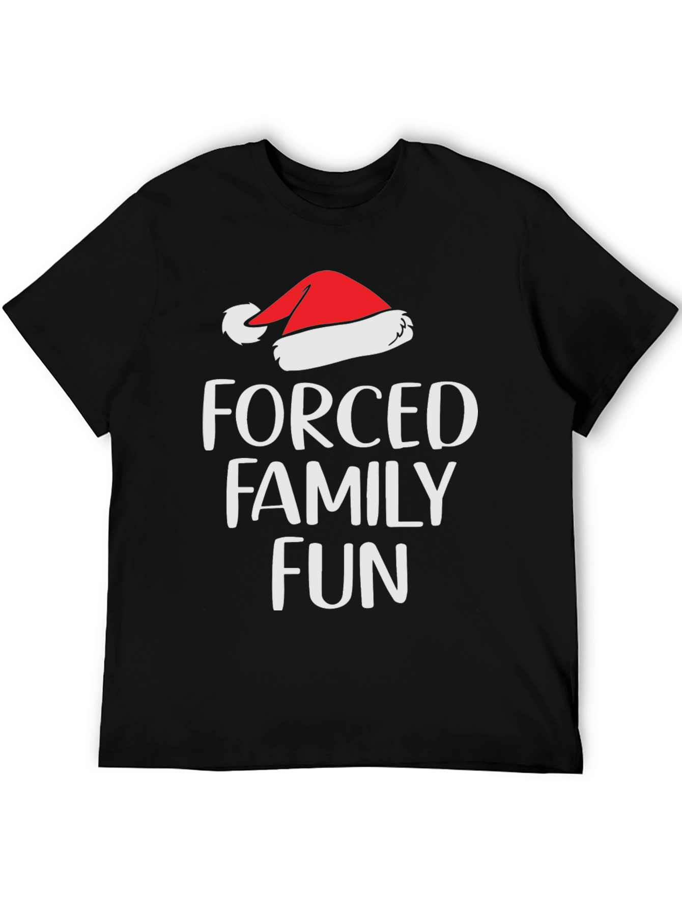 Forced Family Fun Santa Hat T-Shirt