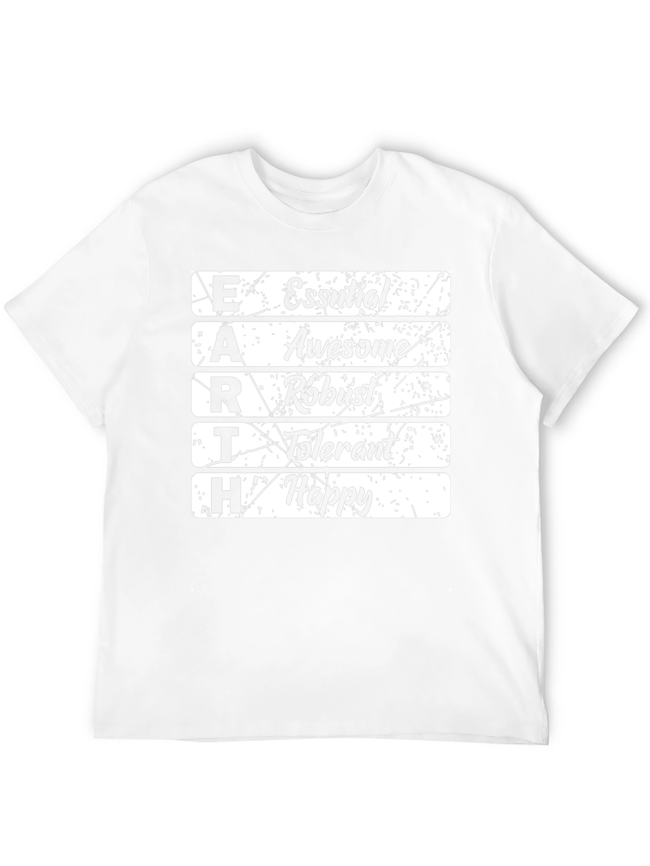EARTH Positive Vibes T-Shirt - Essential Awesome Robust
