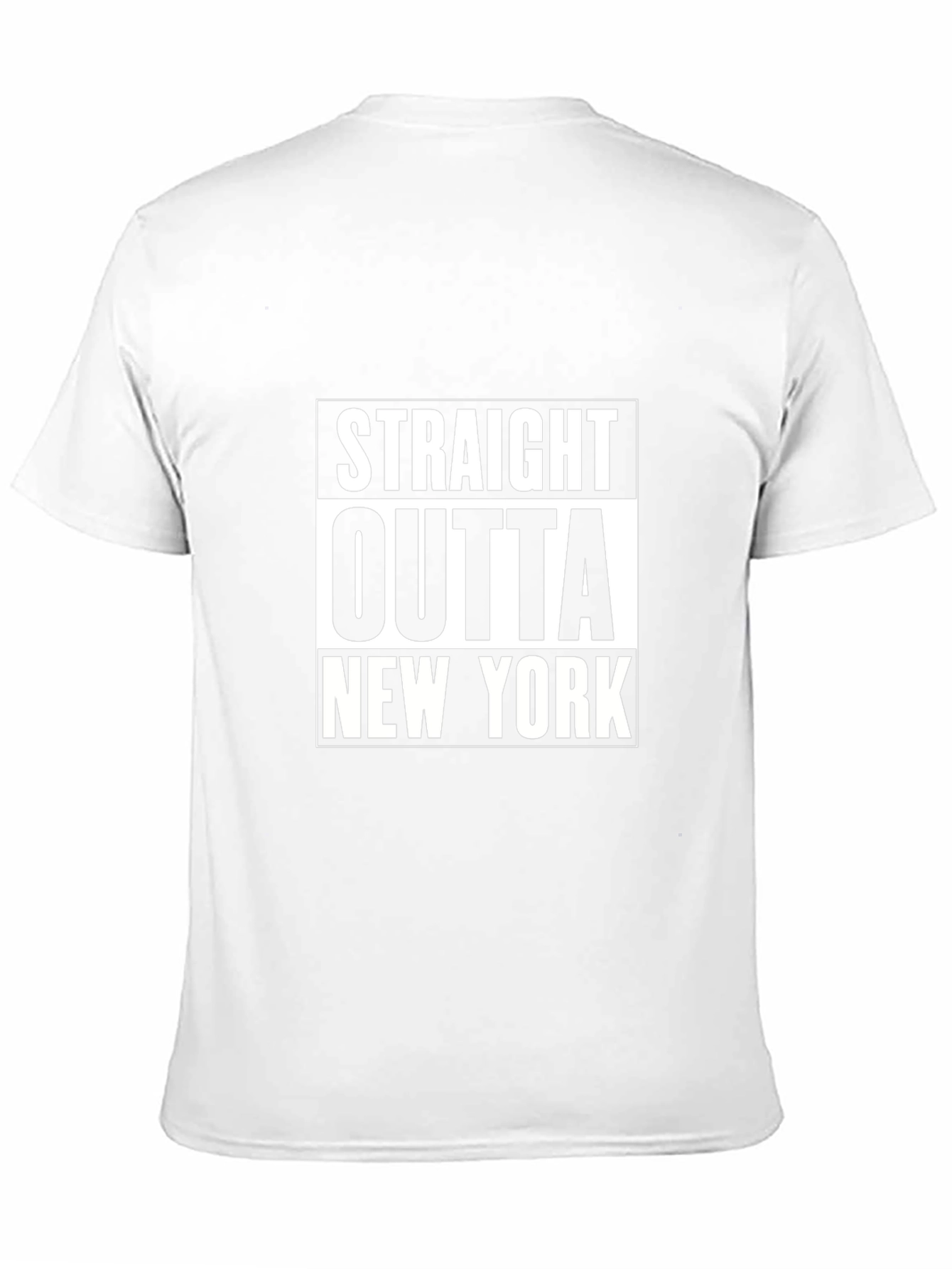 Straight Outta New York Black T-Shirt