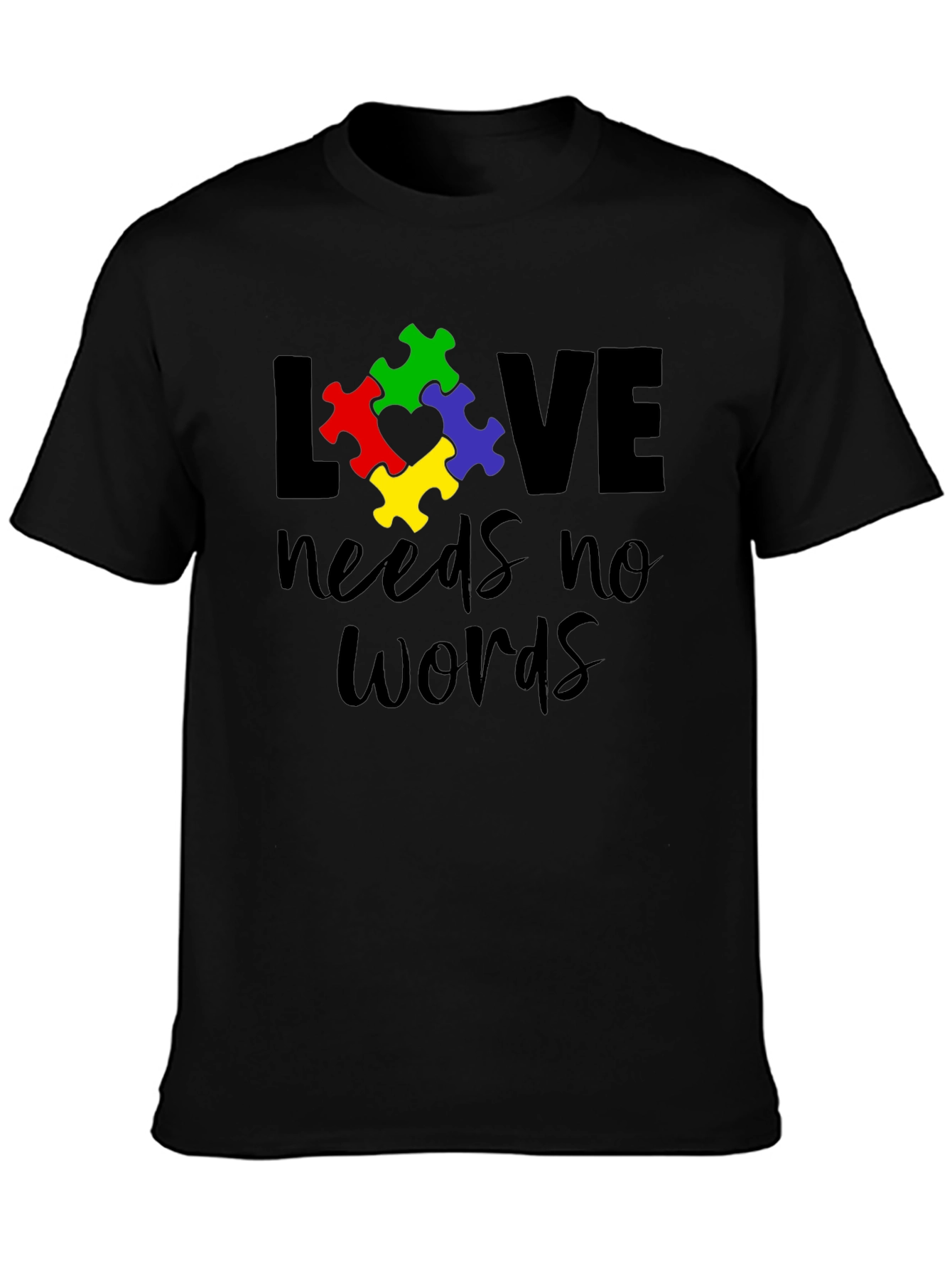 Love Needs No Words - Autism Awareness T-Shirt