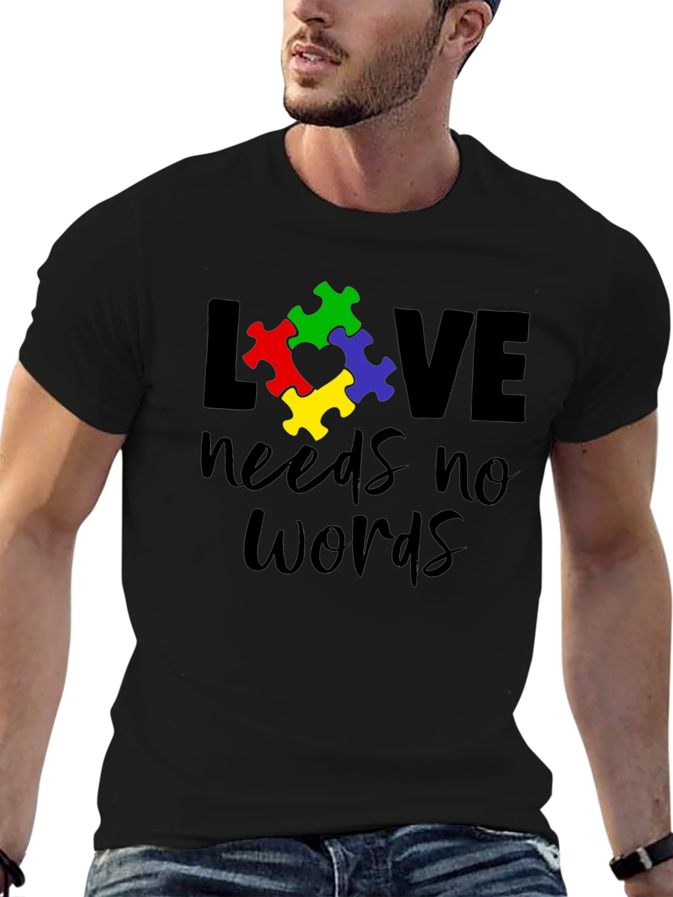 Love Needs No Words - Autism Awareness T-Shirt