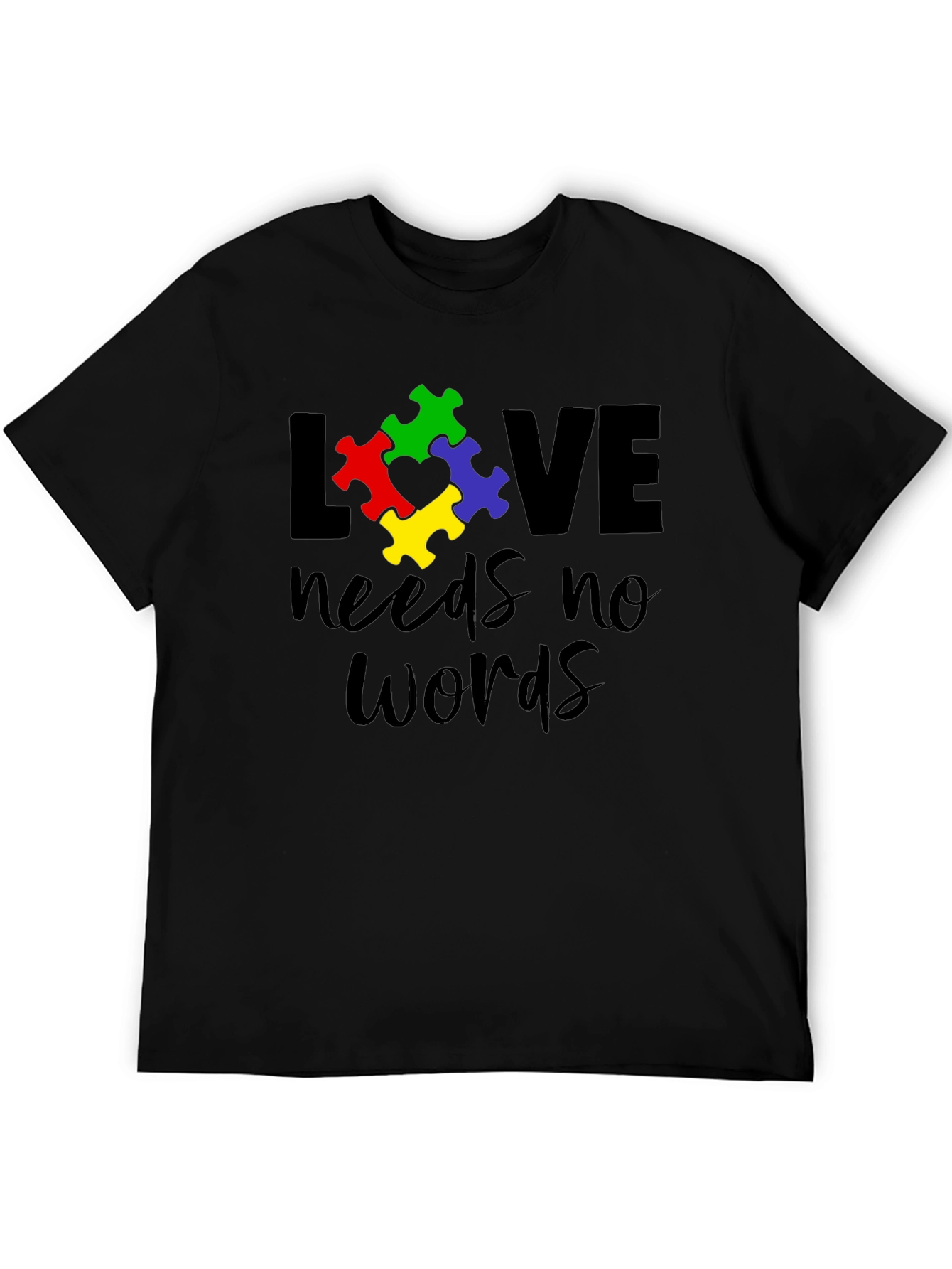 Love Needs No Words - Autism Awareness T-Shirt