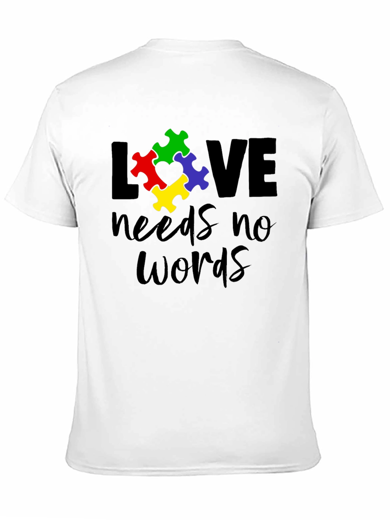 Love Needs No Words - Autism Awareness T-Shirt
