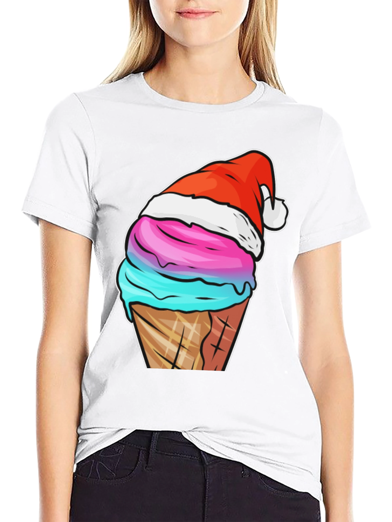 Festive Ice Cream Cone T-Shirt