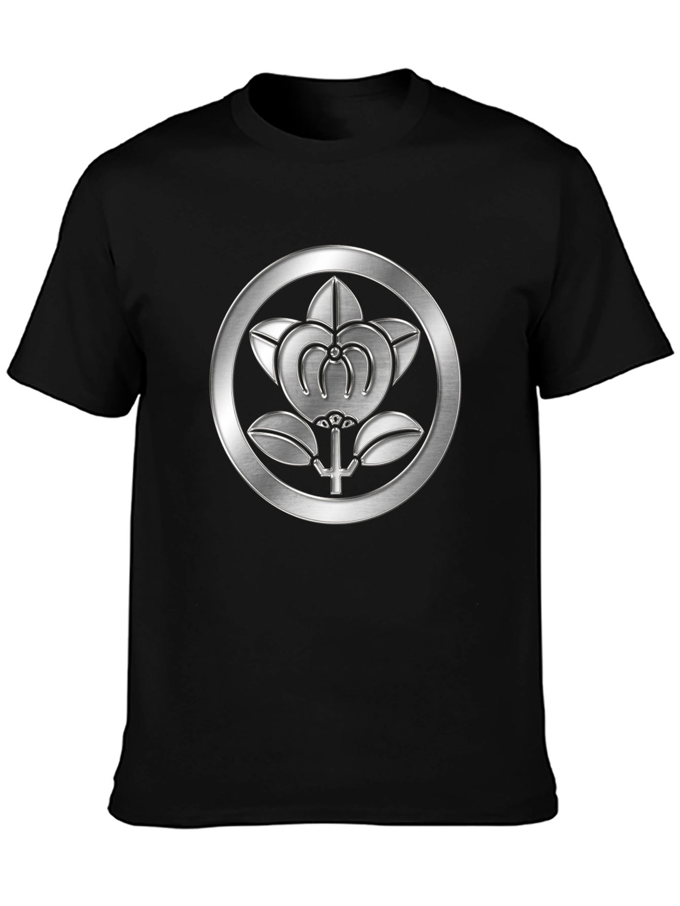 Samurai Clan Emblem T-Shirt - Black