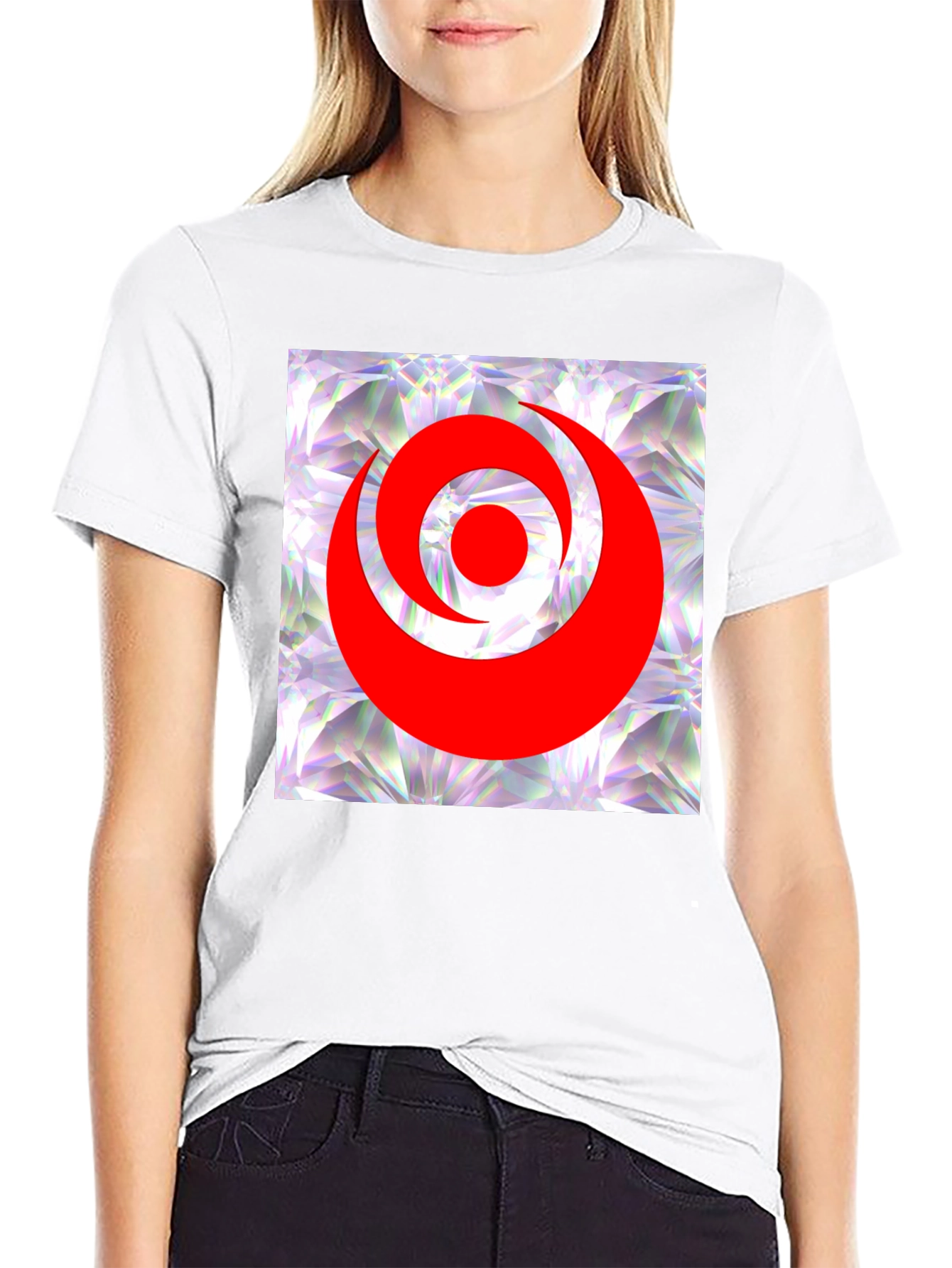 Abstract Graphic Print T-Shirt - Modern Casual Wear
